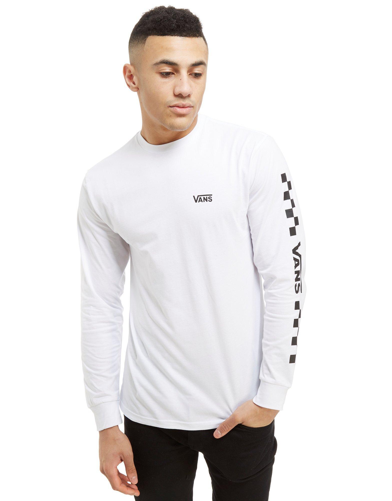 vans checkered long sleeve shirt