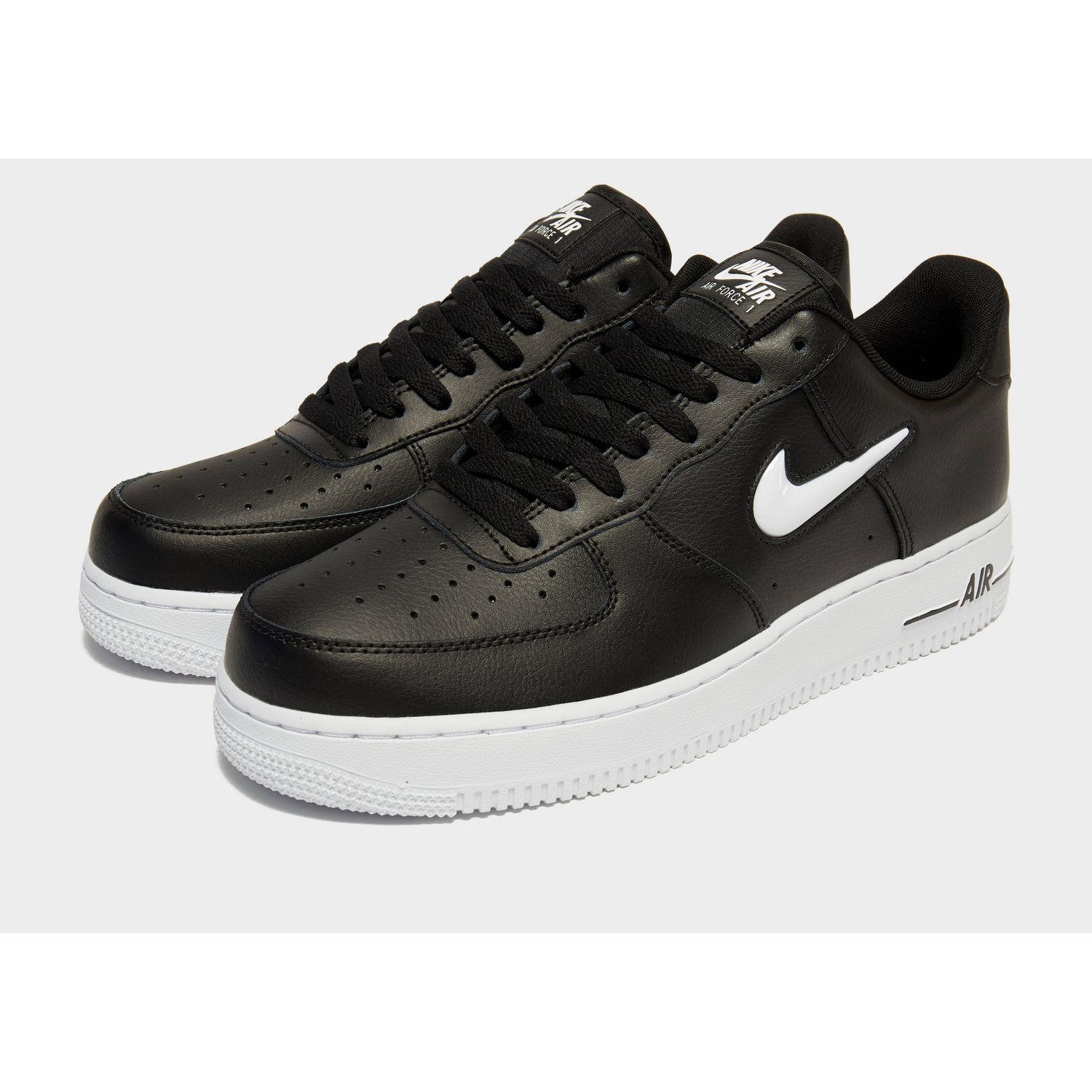 air force 1 jewel black and white