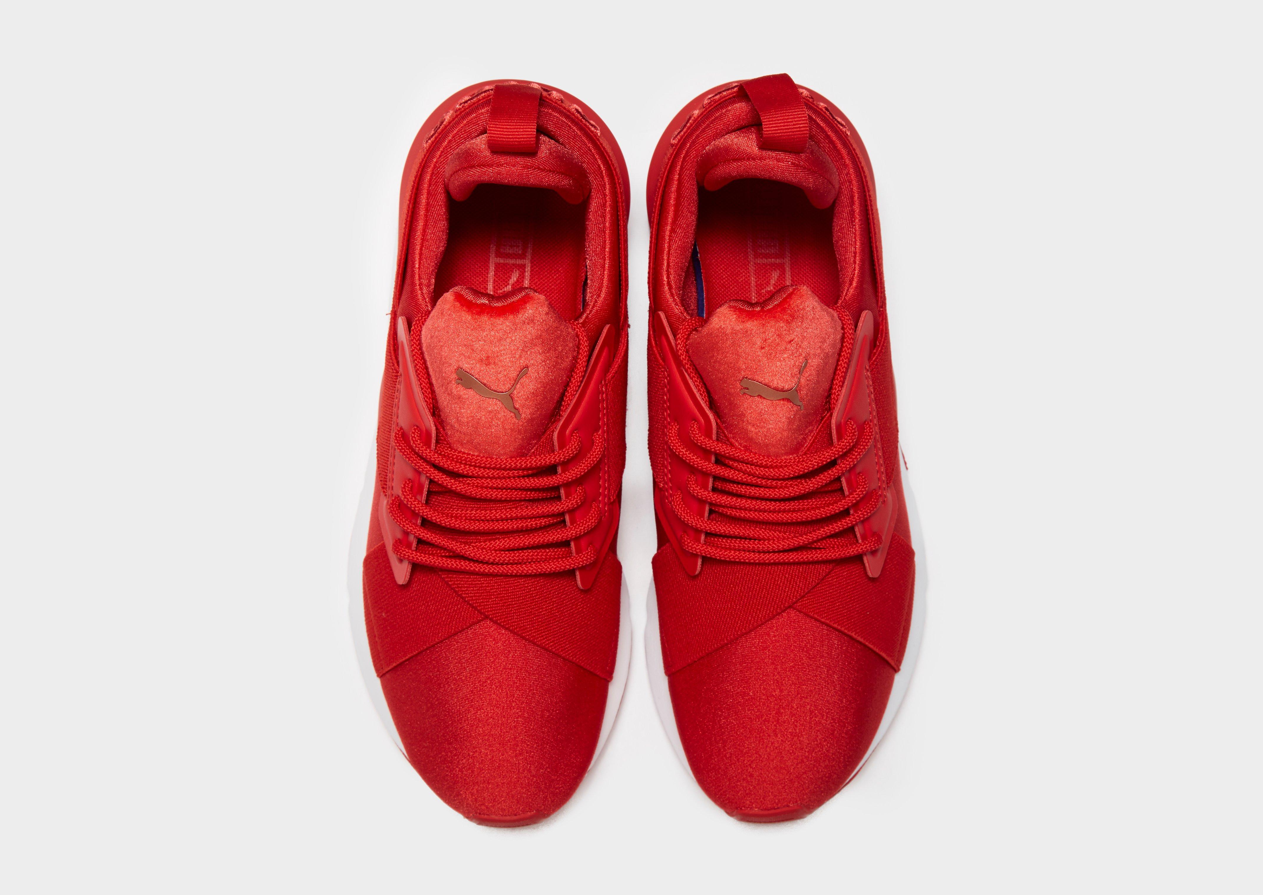 puma muse satin red