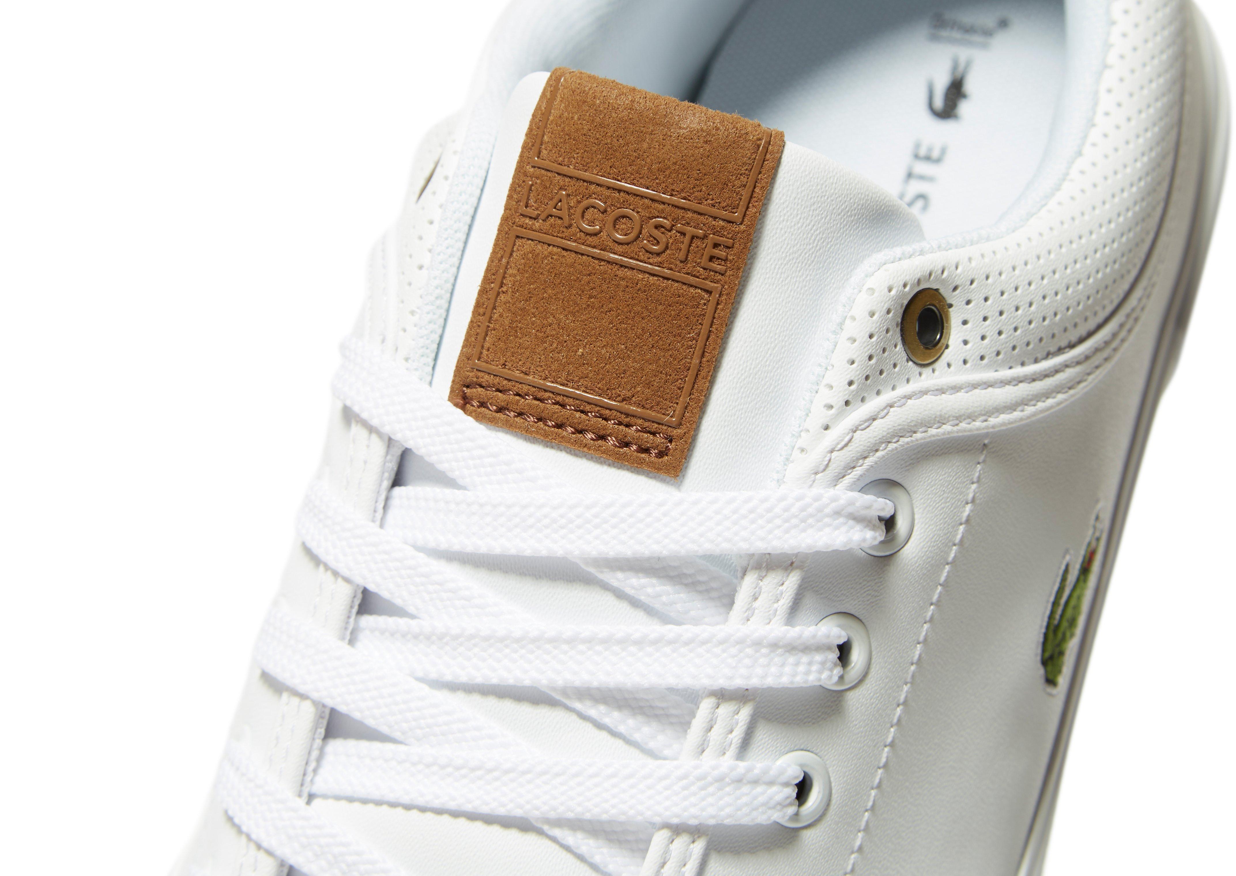 lacoste angha white trainers