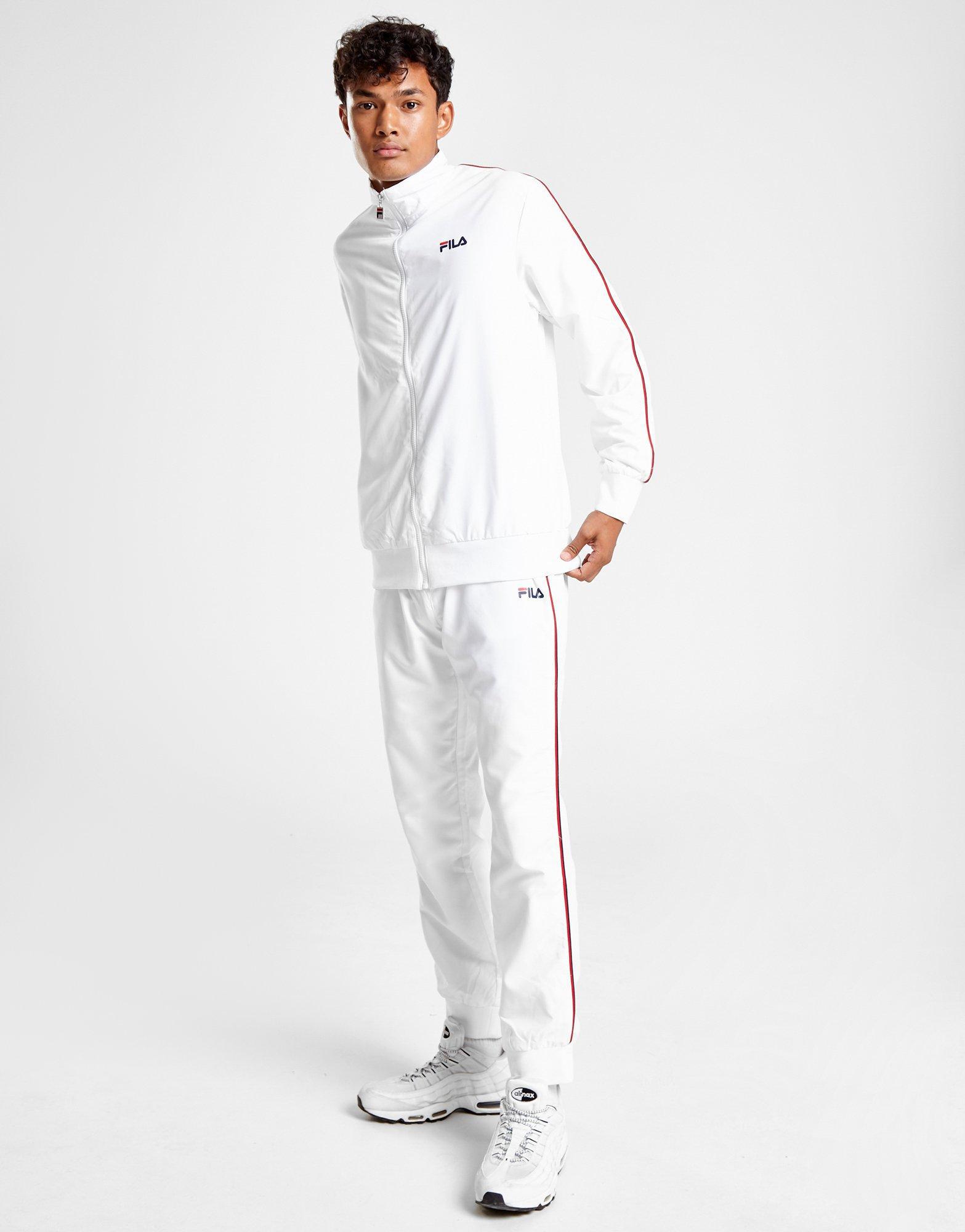 Fila Synthetic Duane Woven Tracksuit in White for Men - Lyst