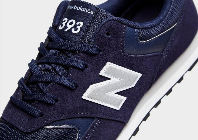 New Balance Suede 393 in Navy/White 