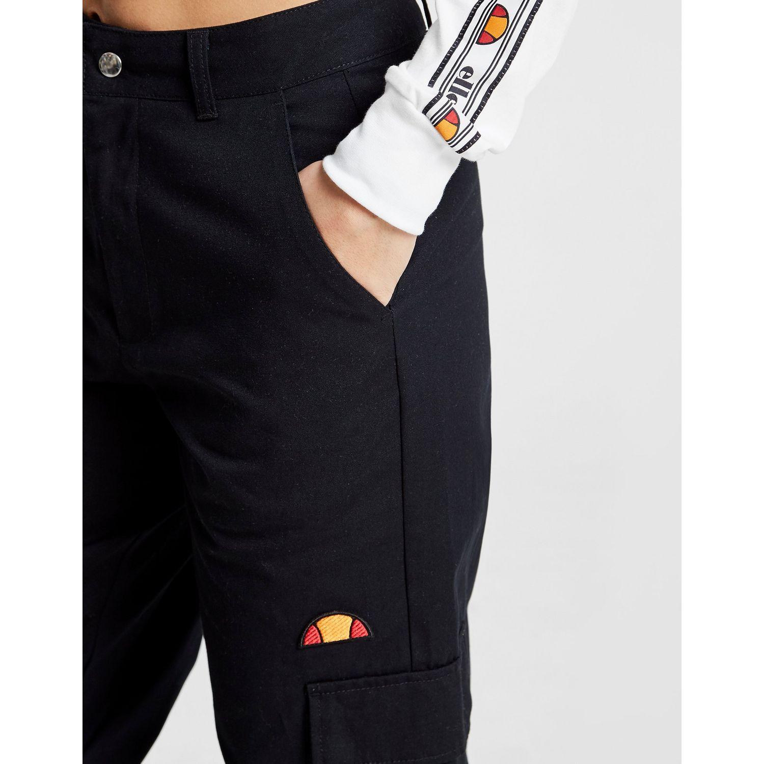 ellesse cargo pants black