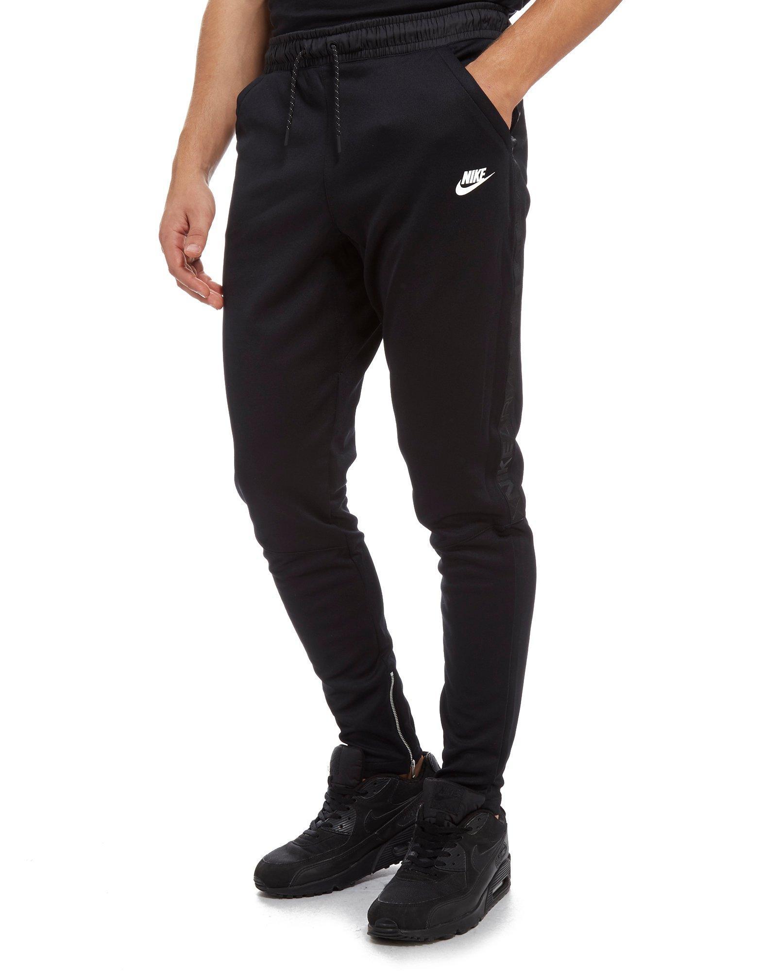 Nike Synthetic Air Max Poly Track Pants in Black for Men - Lyst