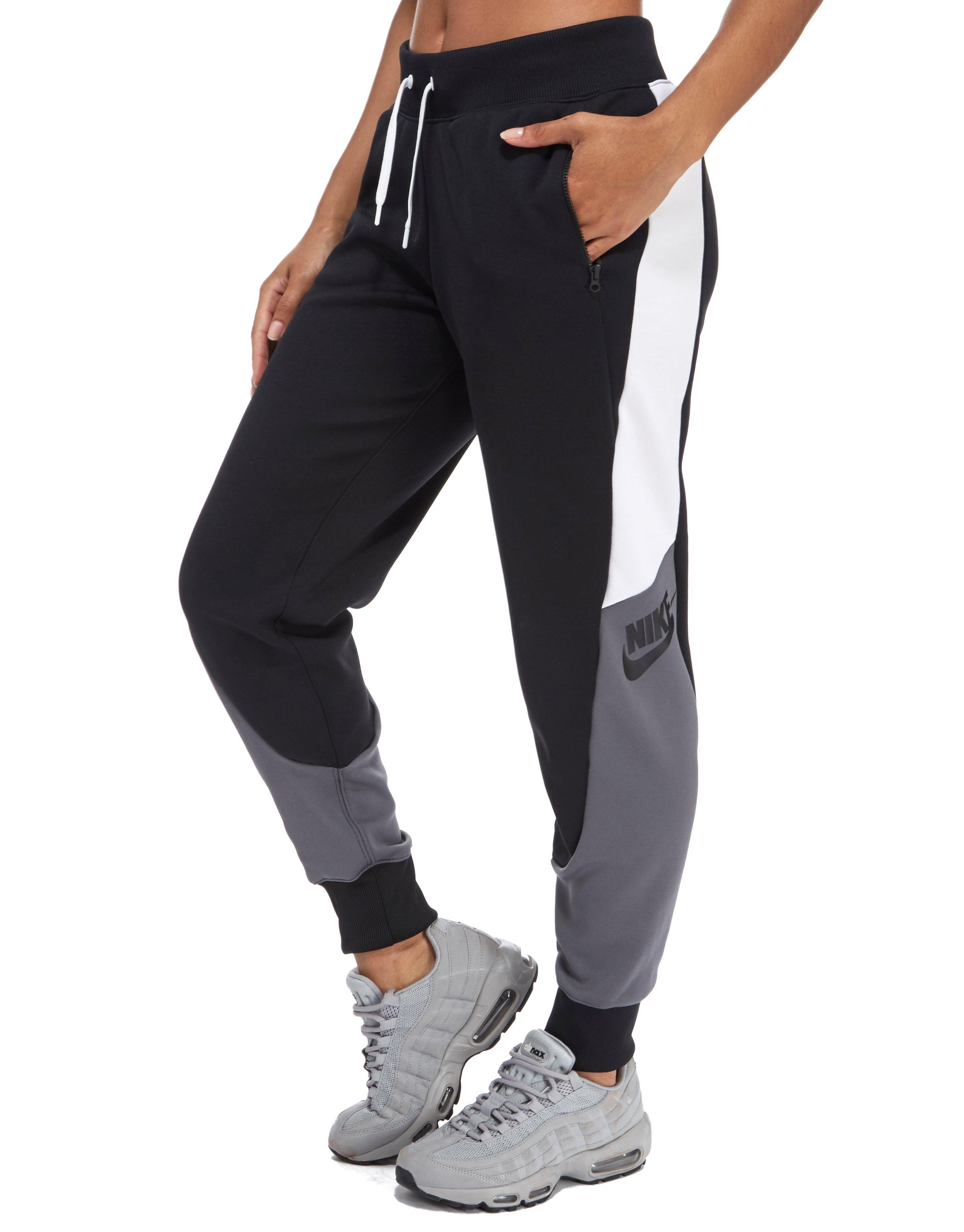 nike grey poly track pants