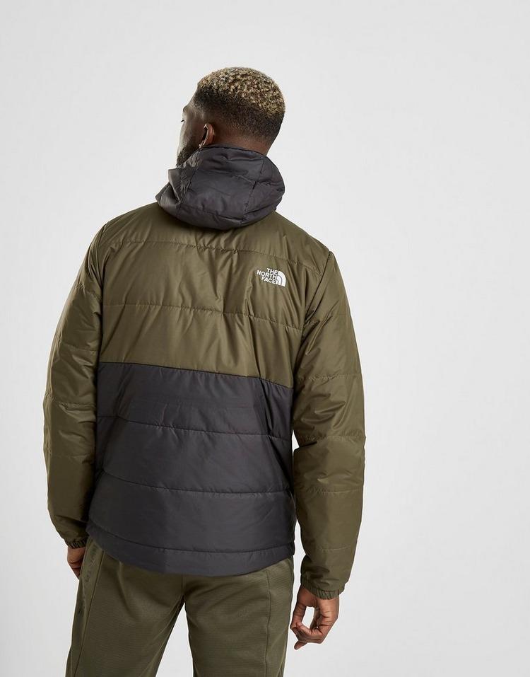 khaki green north face tracksuit