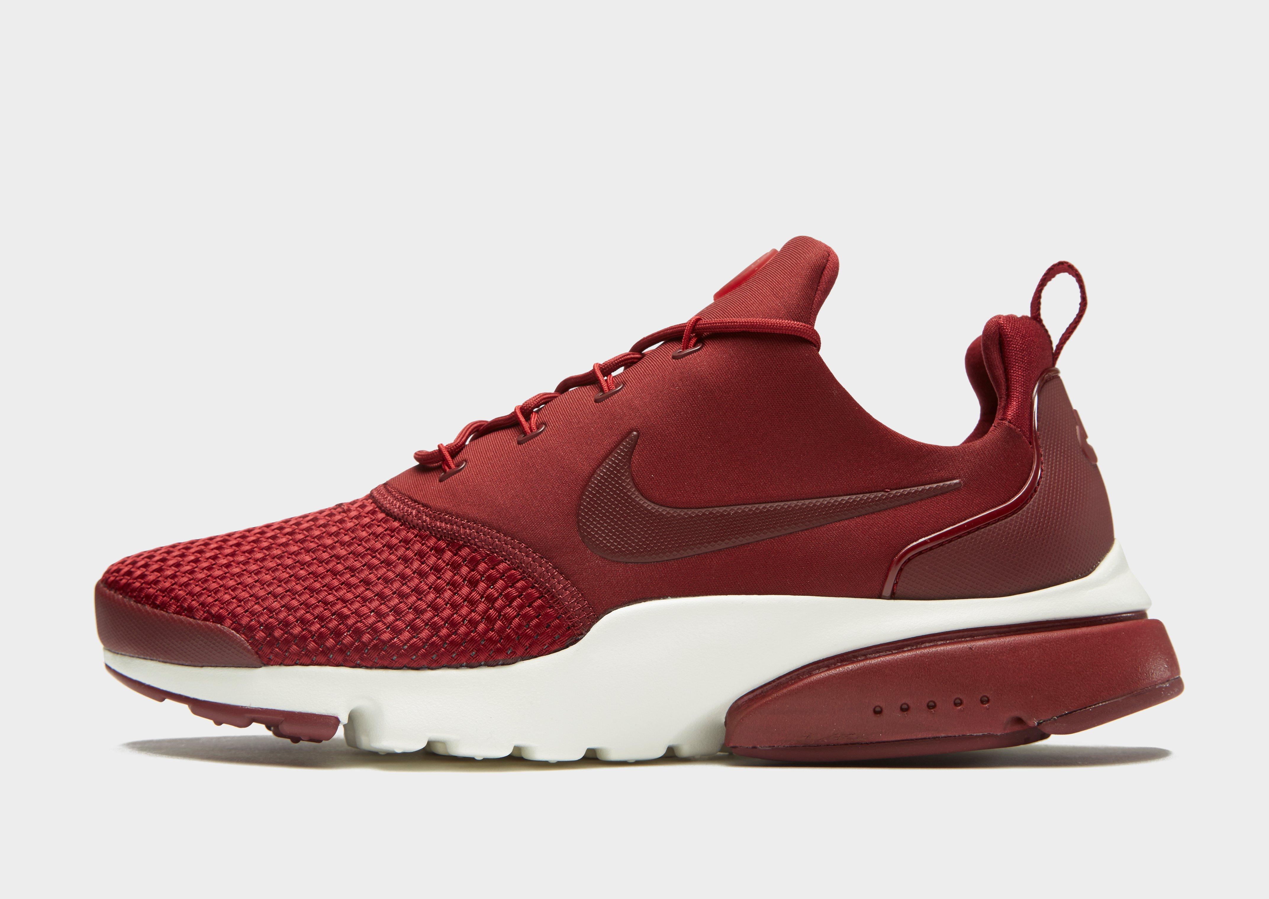 nike presto fly red and white