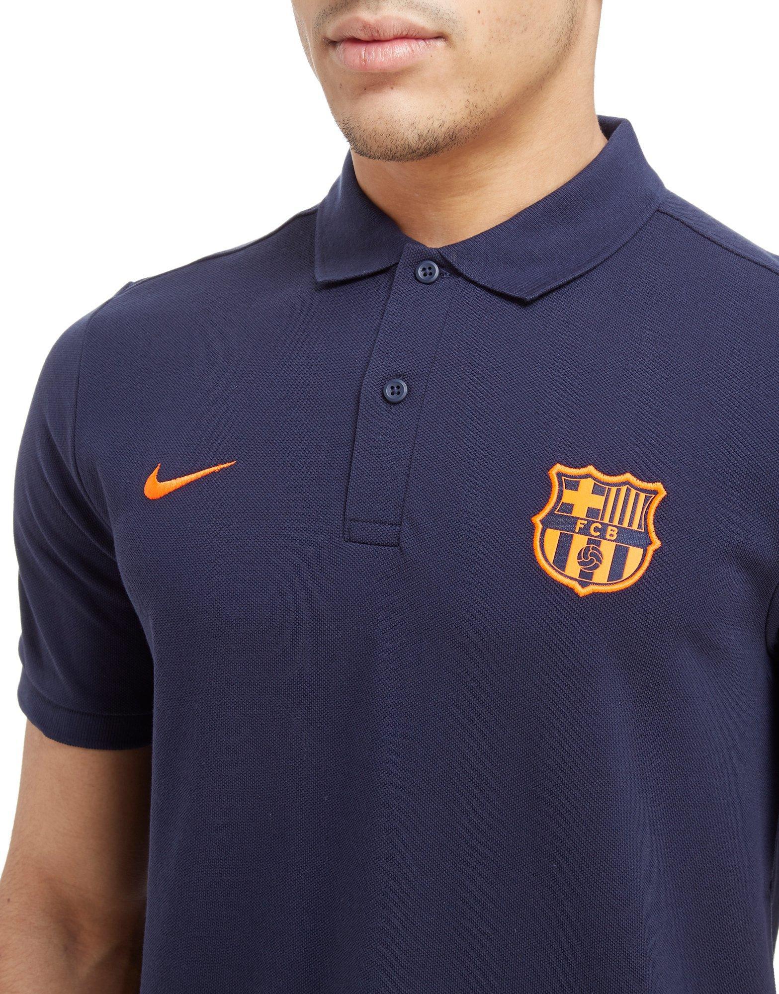fc barcelona polo shirt nike