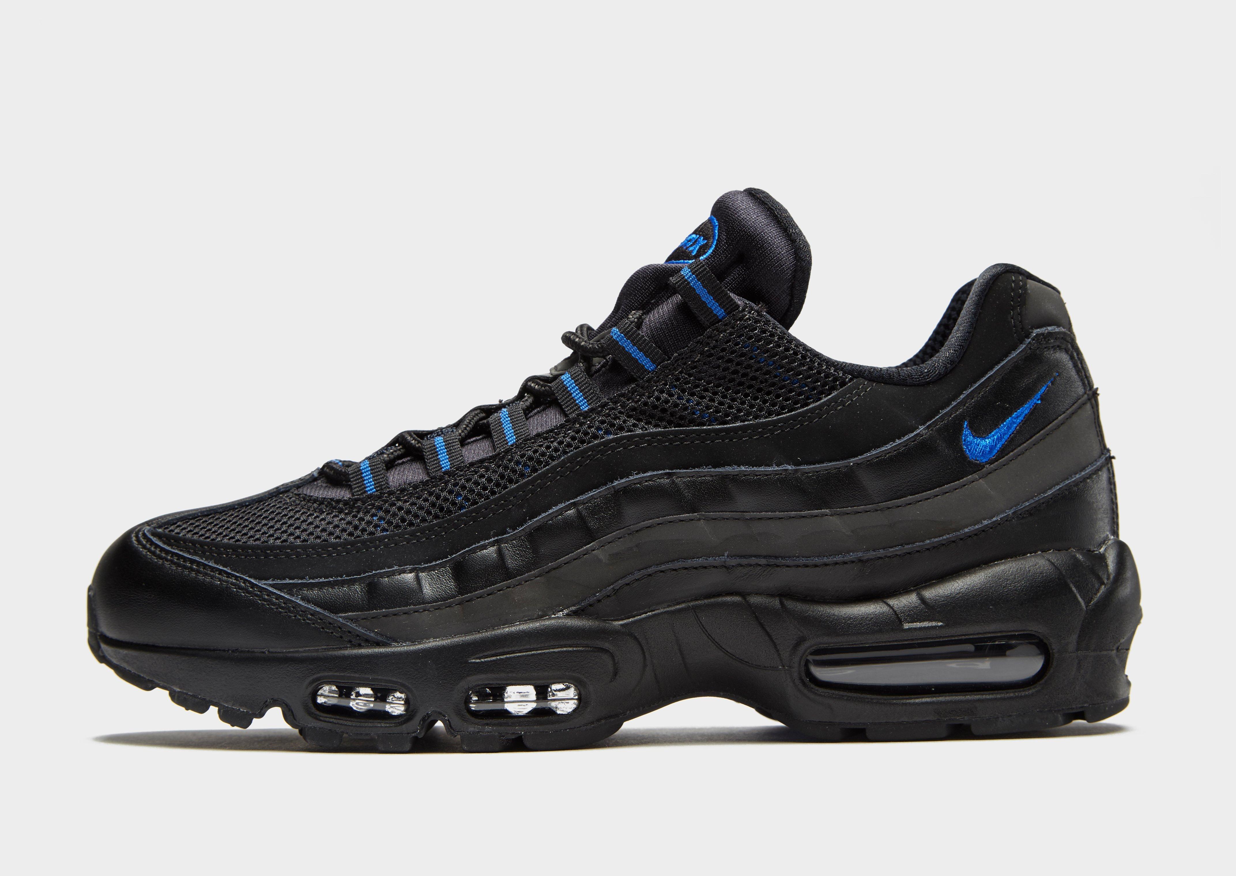 Nike Leather Air Max 95 Essential in Black/Blue (Black) for Men - Lyst