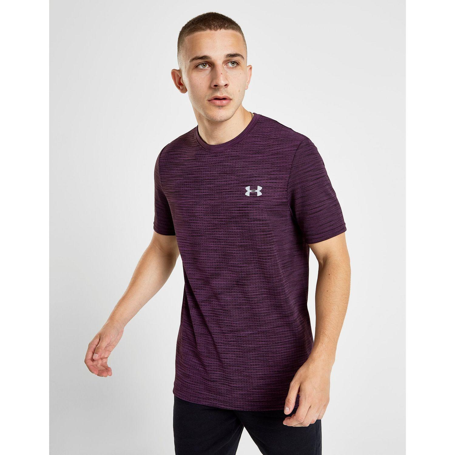 purple under armour t shirt
