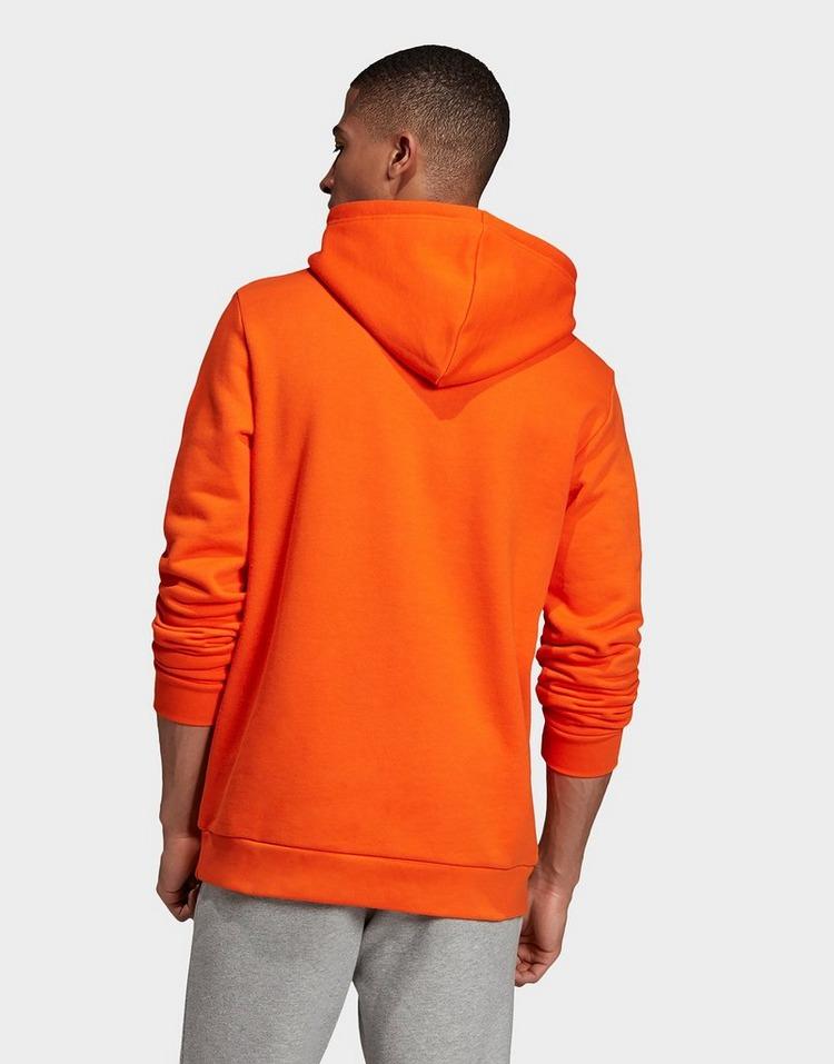 orange trefoil hoodie