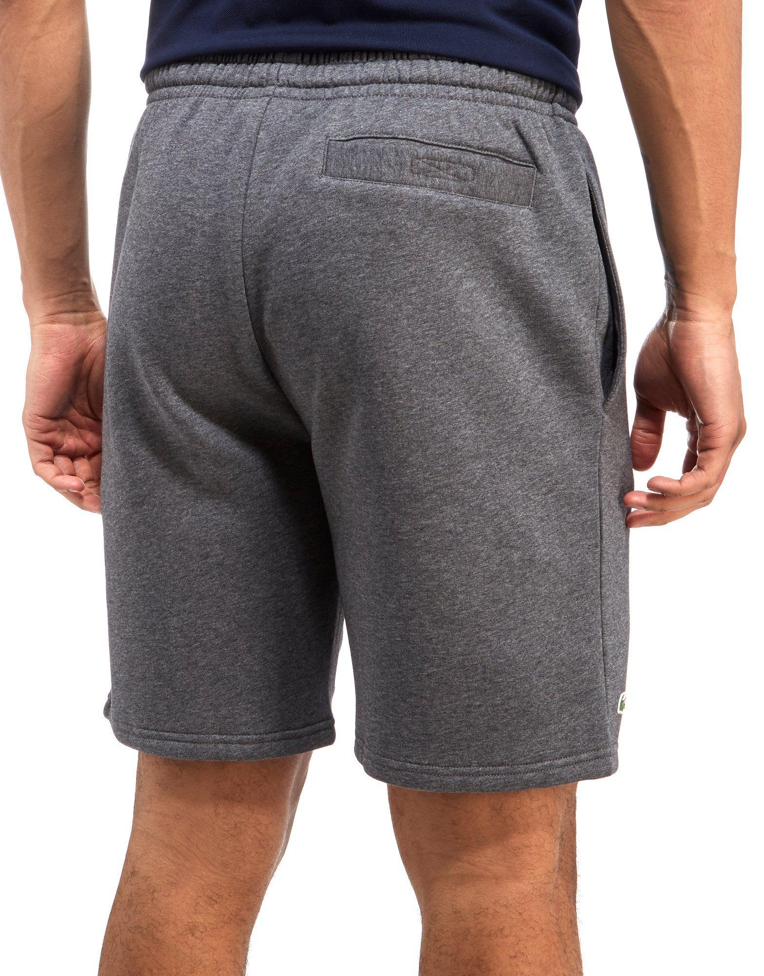 Lacoste Premium Fleece Shorts in Gray for Men - Lyst