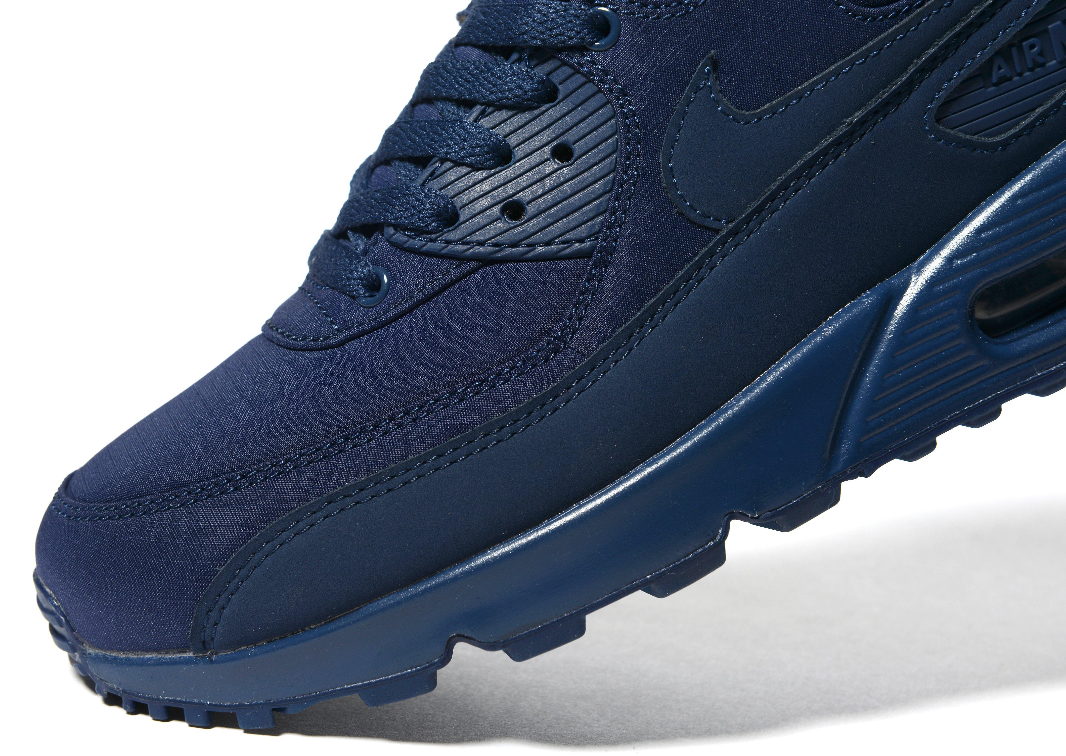 Nike Leather Air Max 90 Ripstop in Navy (Blue) for Men - Lyst