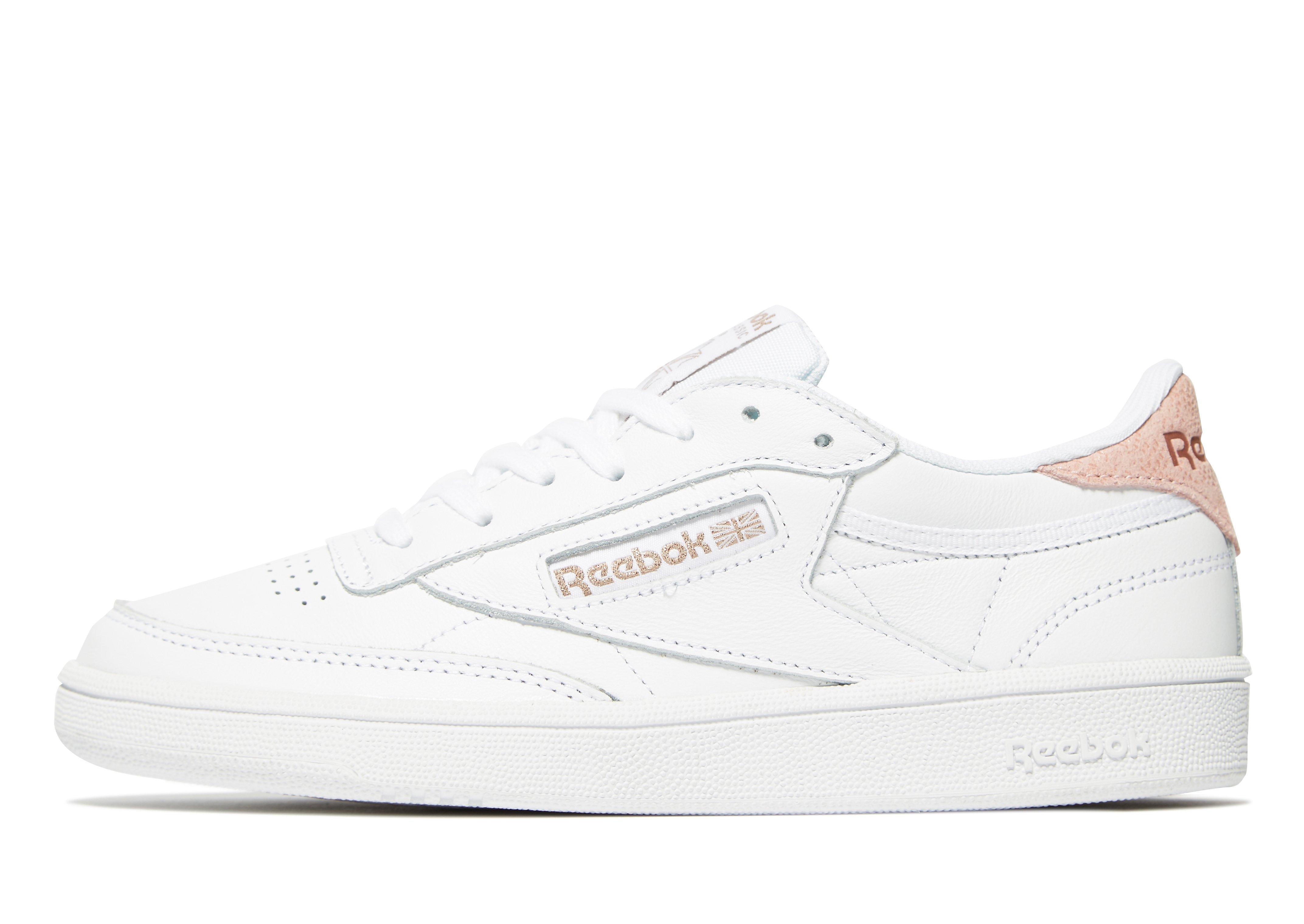reebok white rose gold