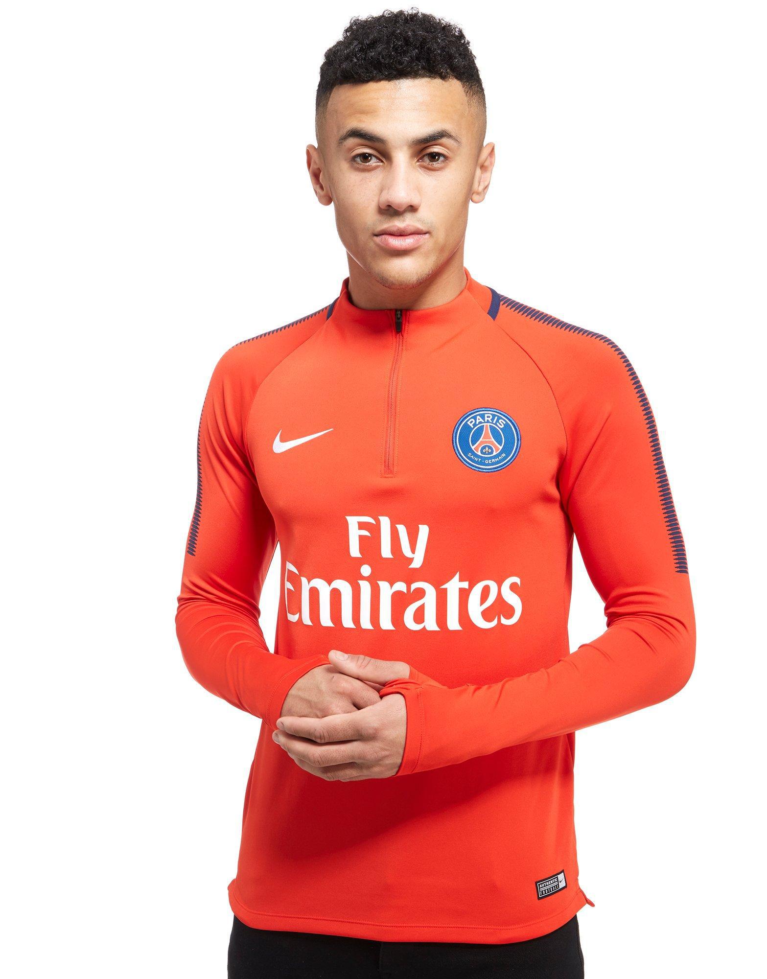jordan x paris saint germain squad drill top