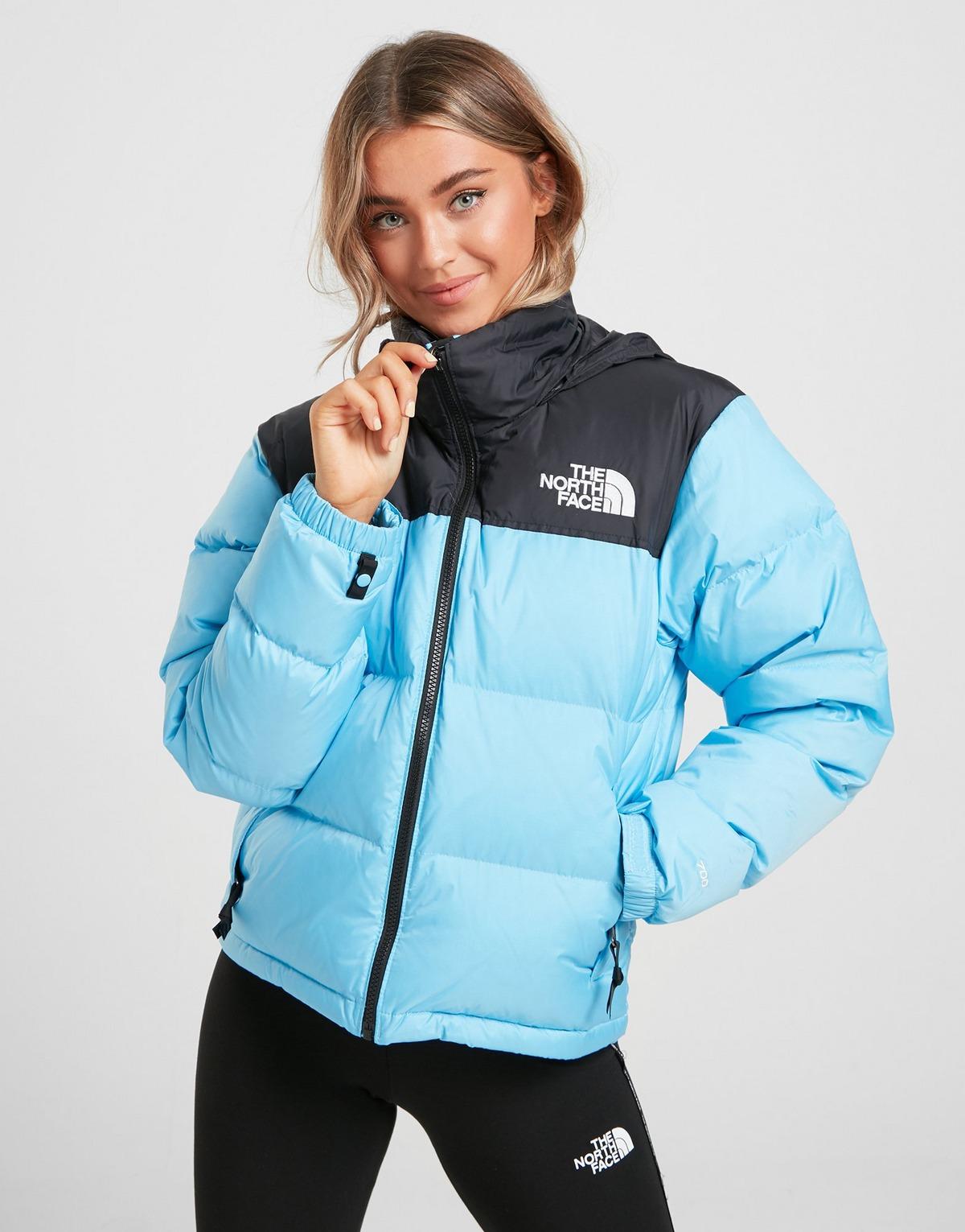 The North Face Synthetic 1996 Retro Nuptse Jacket In Blue Black Blue Save 40 Lyst