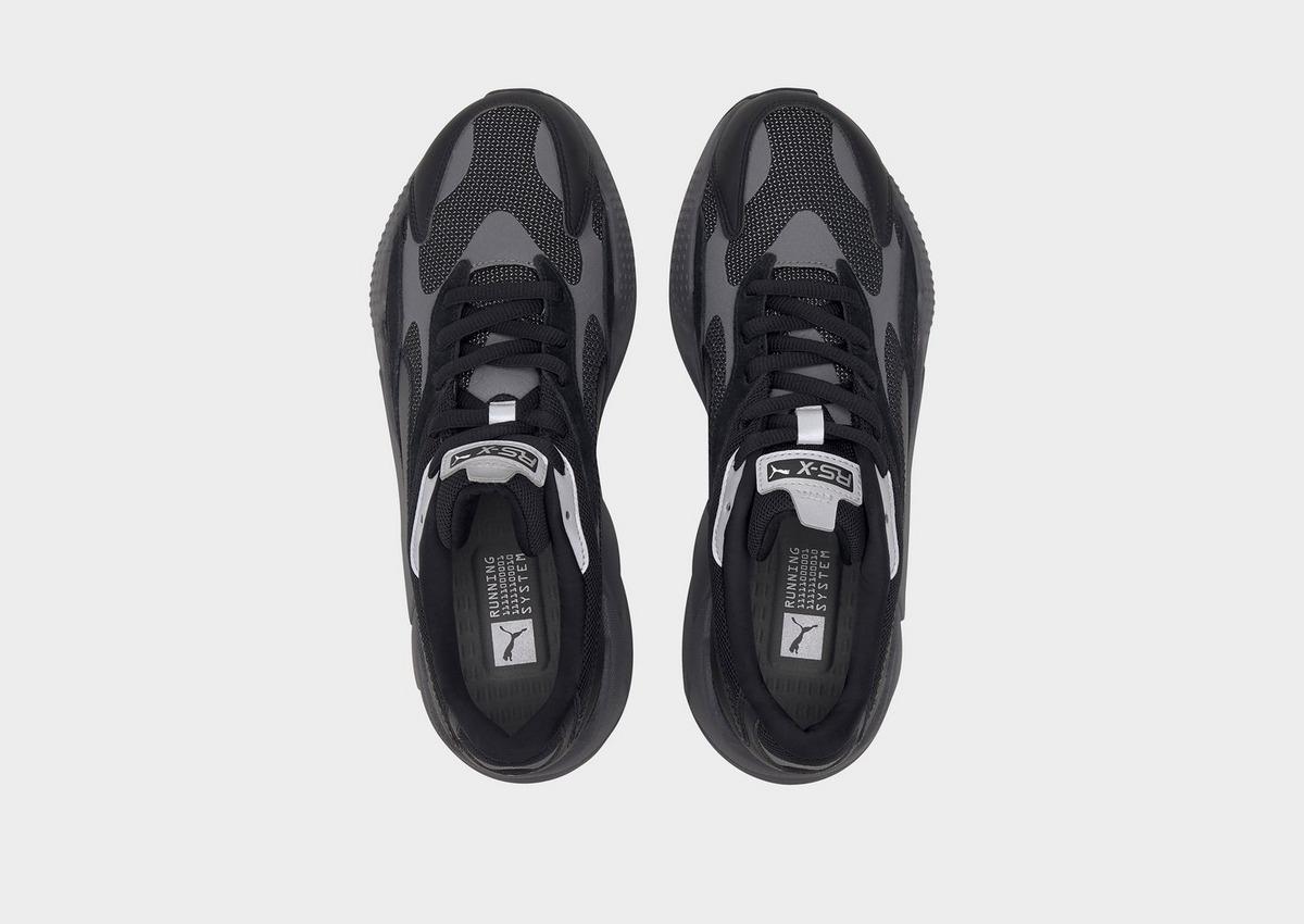 puma rs x puzzle men's black sneakers