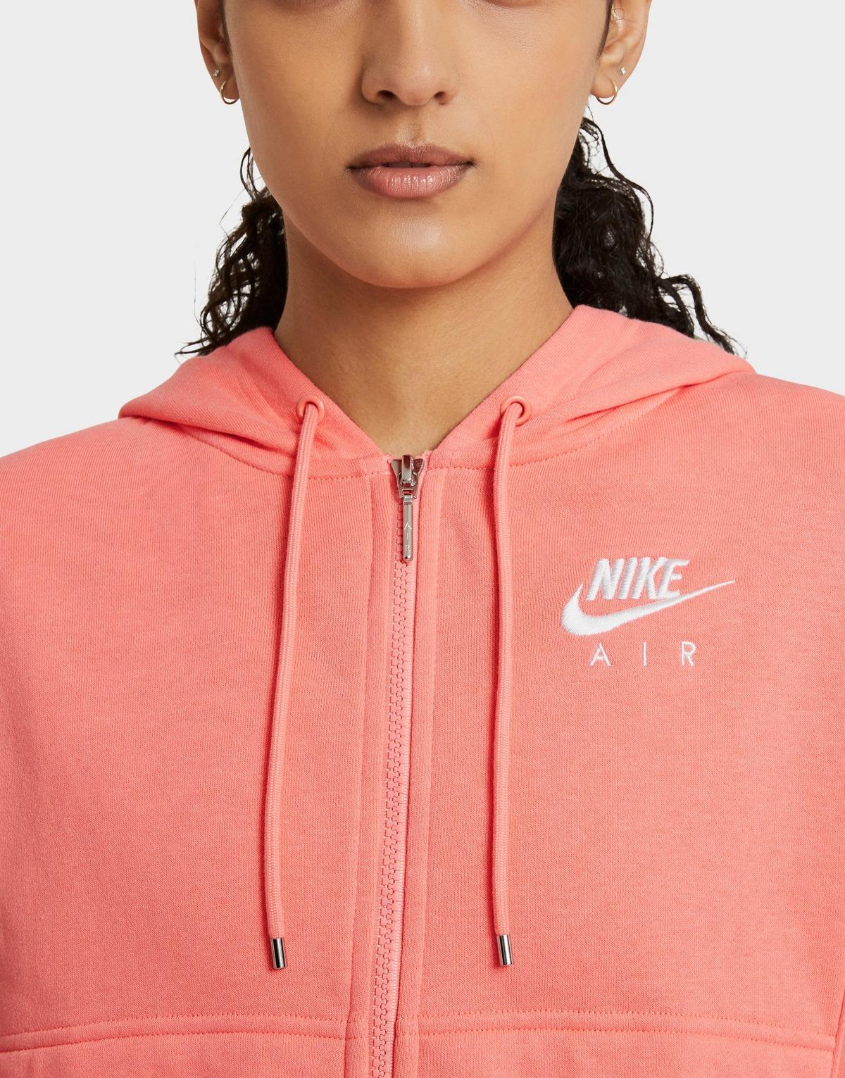 Nike Fleece Air Mesh Full Zip Hoodie - Lyst