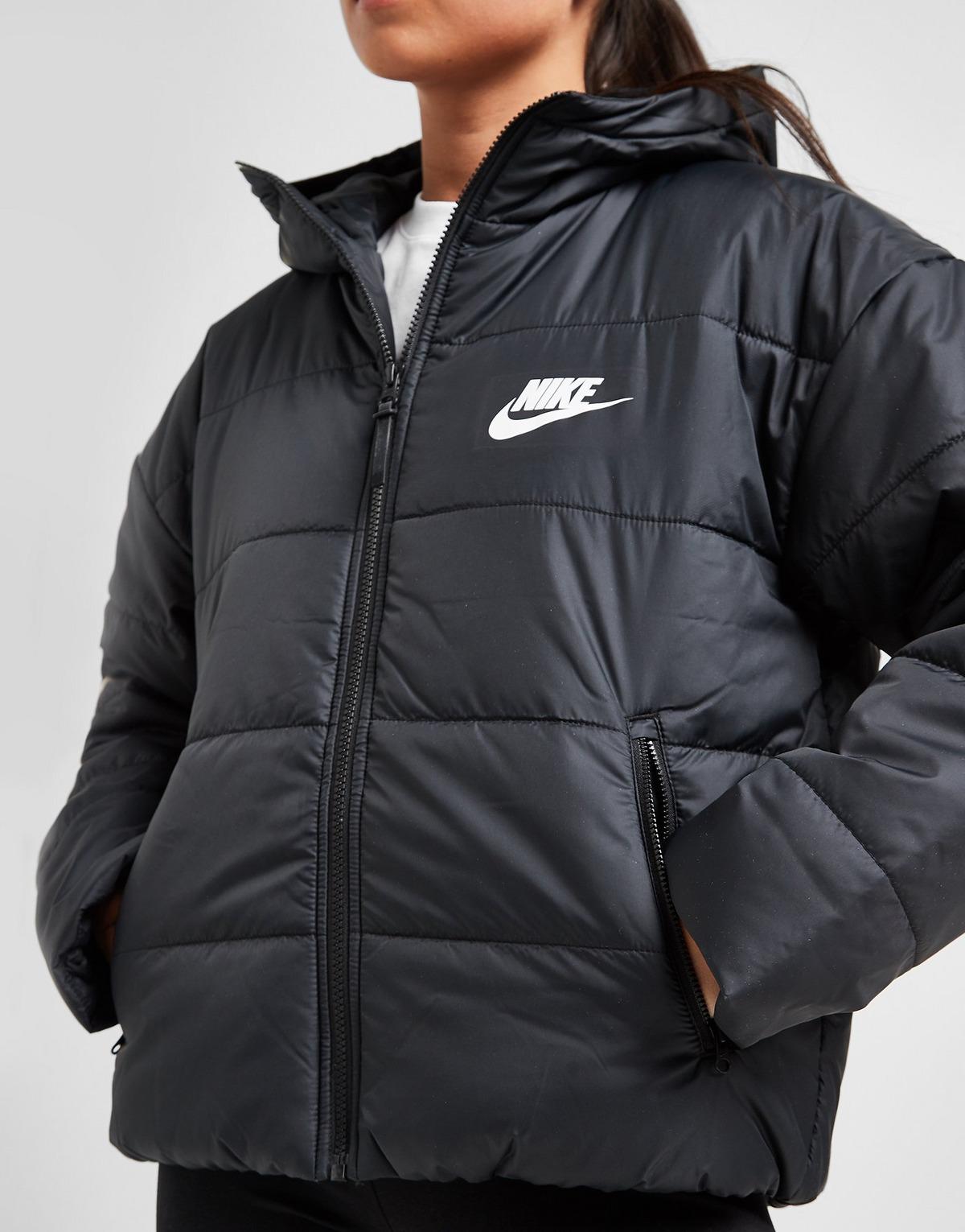 Nike Synthetic Core Swoosh Jacket in Black/White/White (Black) - Lyst