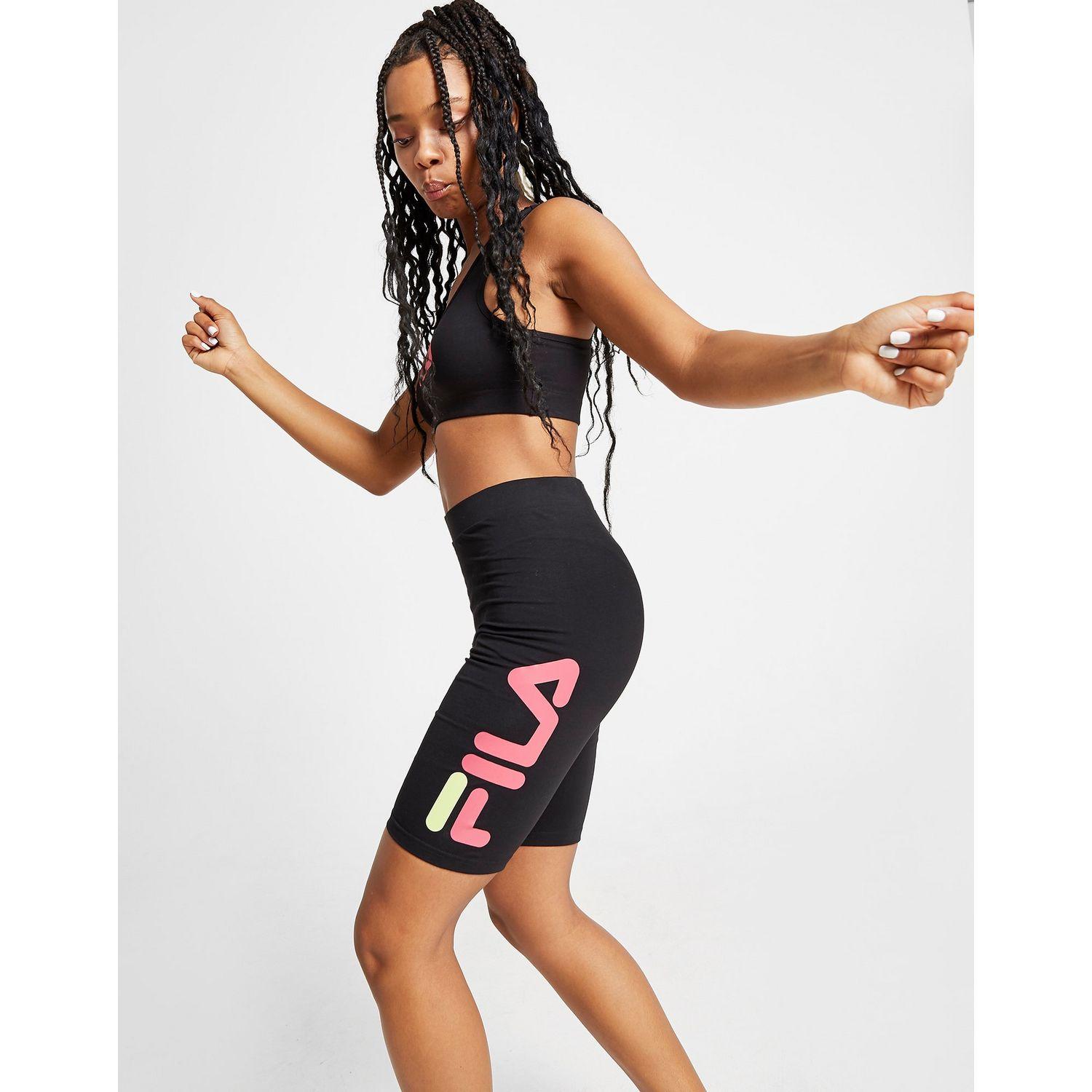 fila logo cycle shorts