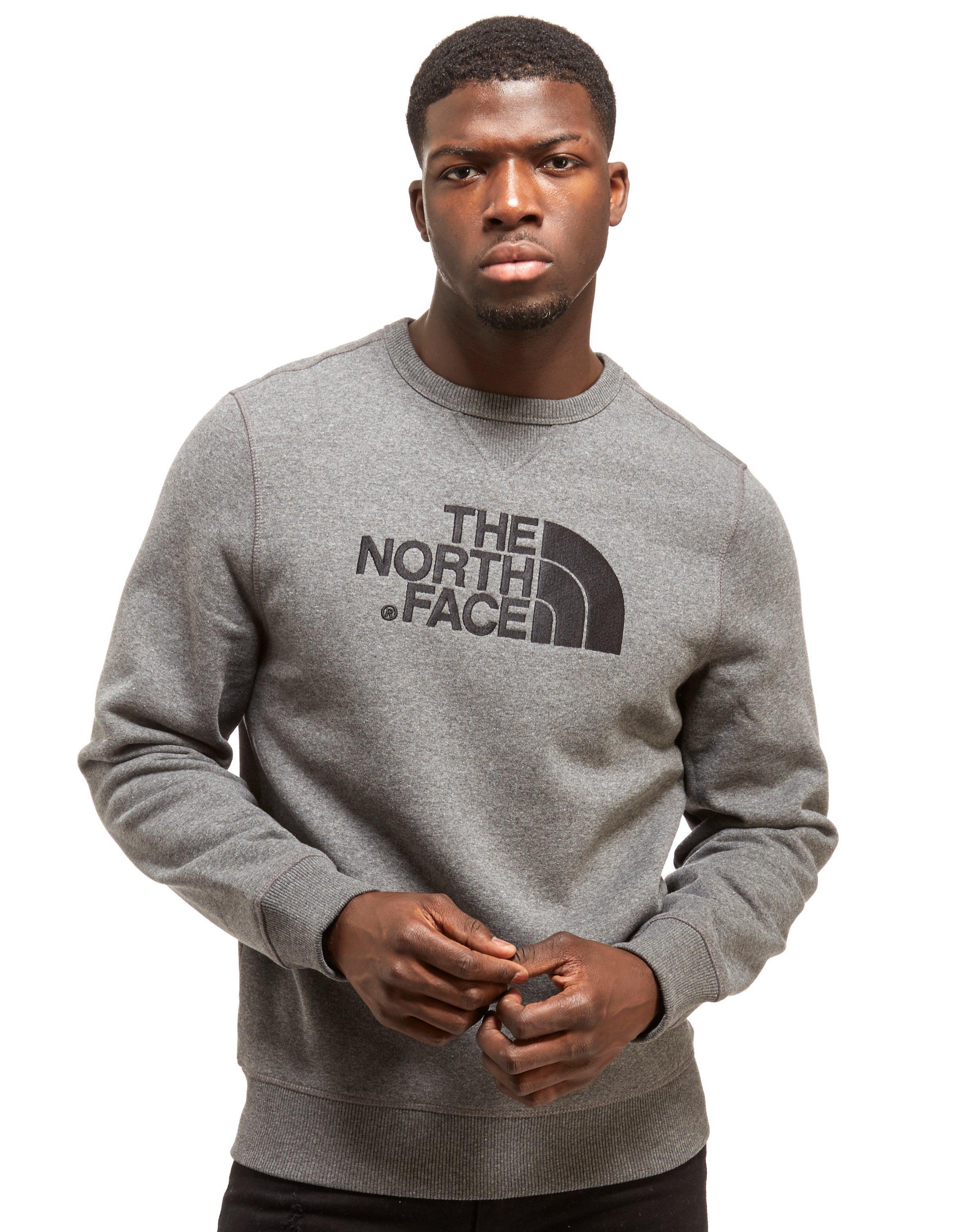 north face drew peak crew sweatshirt