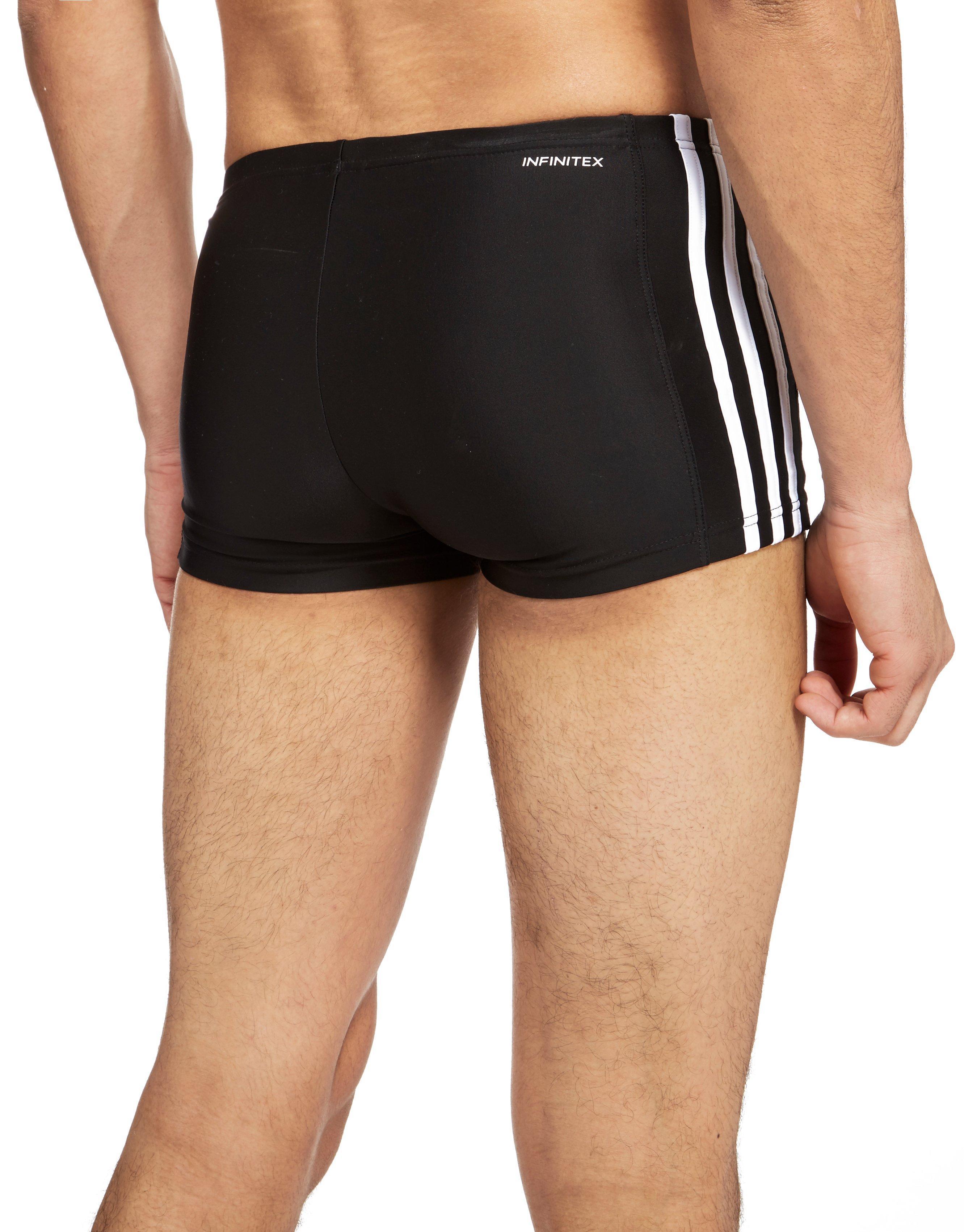 adidas Synthetic Aqua Swim Shorts in Black/White (Black) for Men Lyst