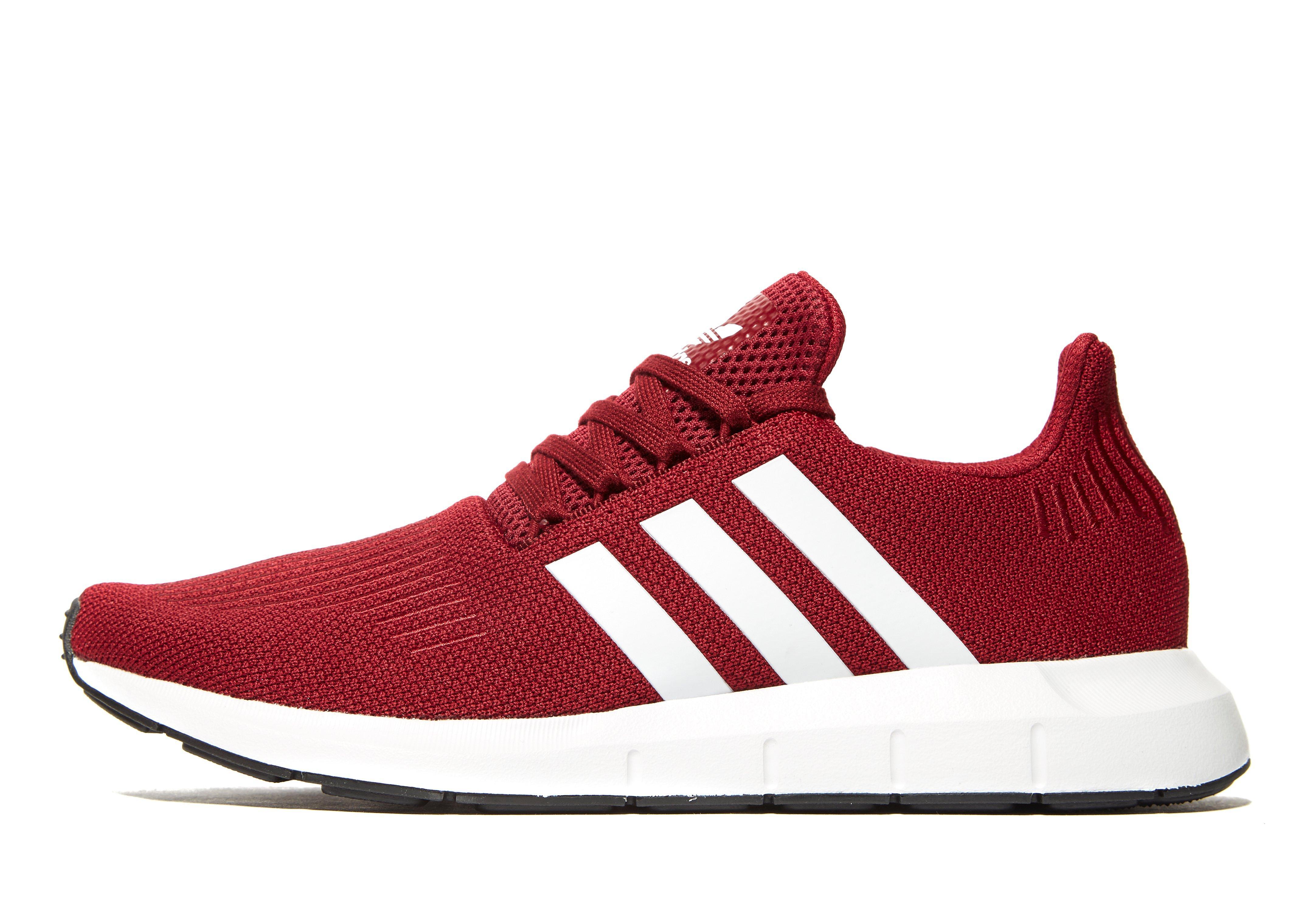 adidas Originals Synthetic Swift Run in Burgundy/White (Red) for Men - Lyst
