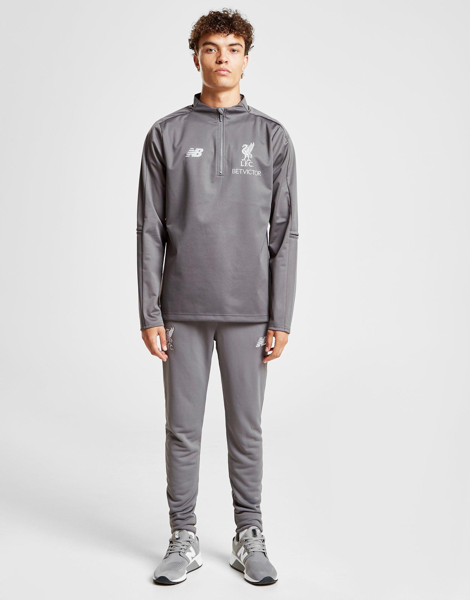 New Balance Synthetic Liverpool Fc 1/4 Zip Tech Top in ...