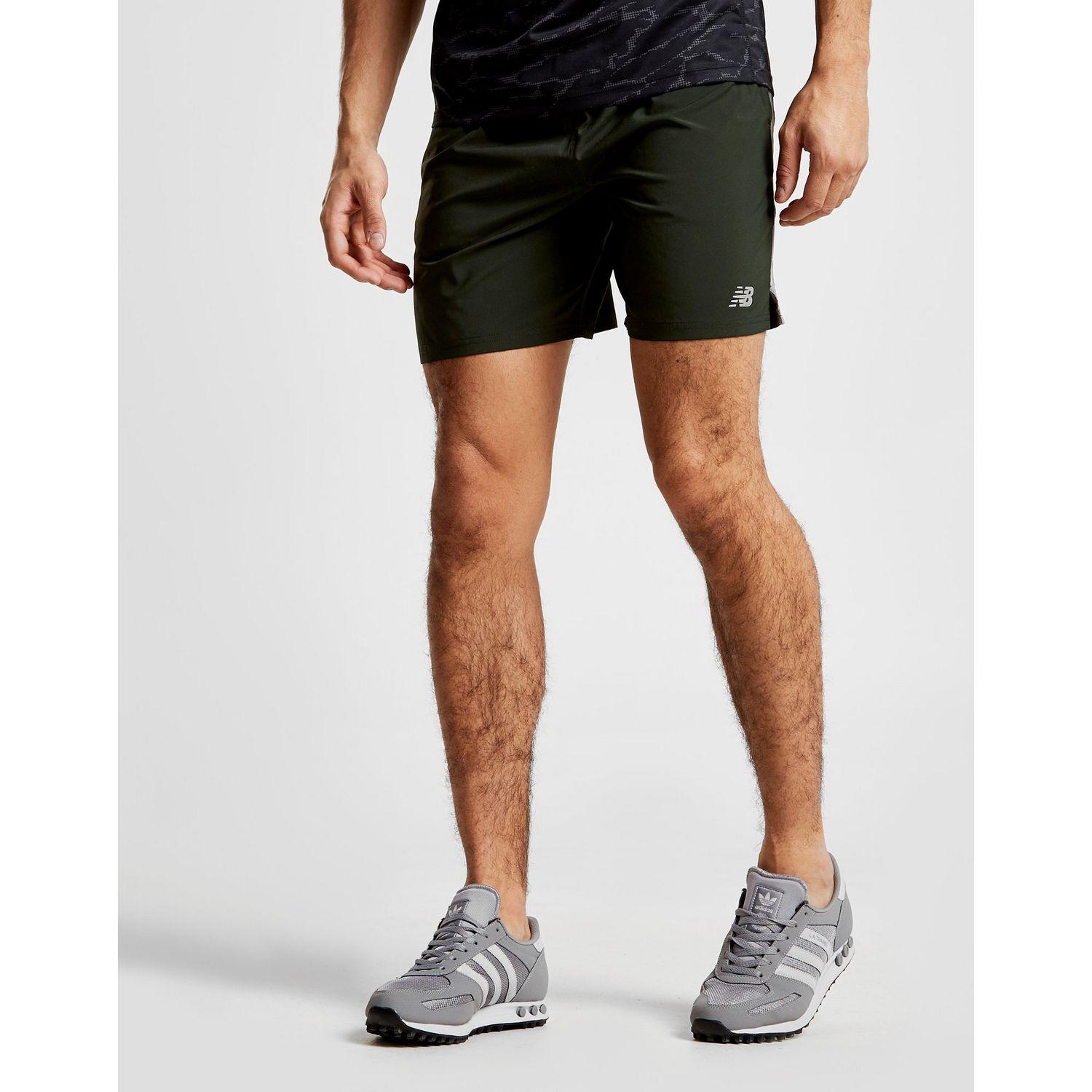 new balance core shorts
