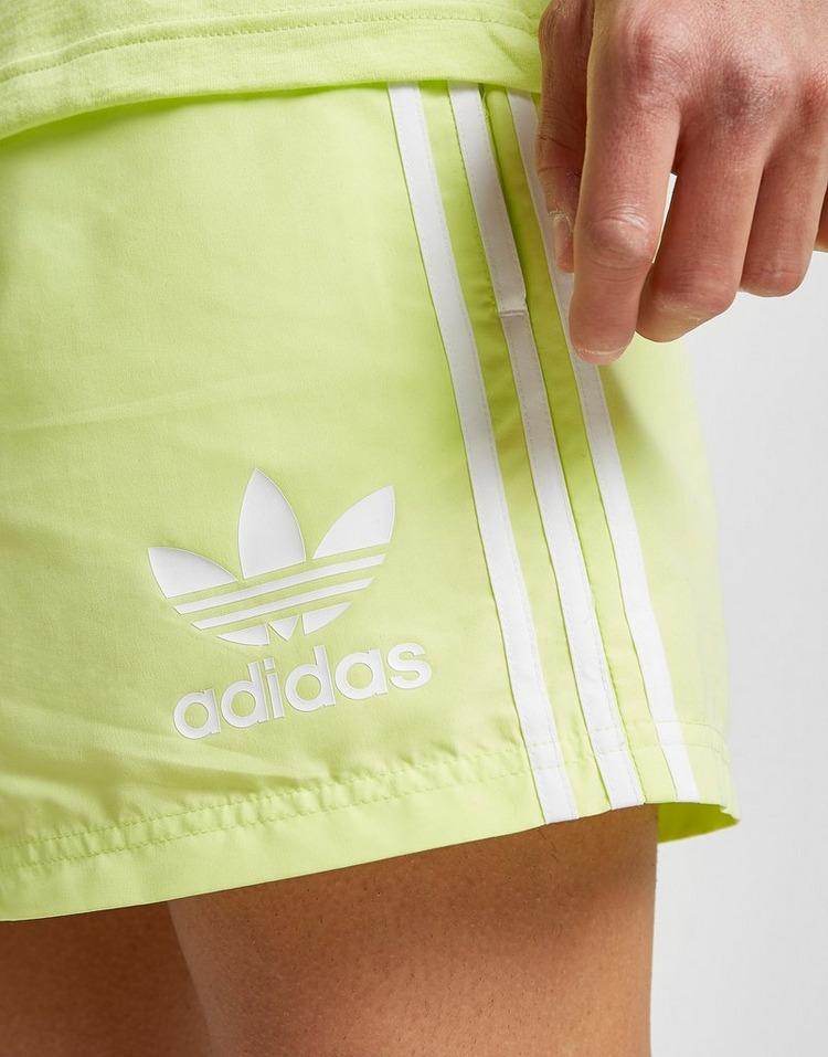adidas california swim shorts yellow
