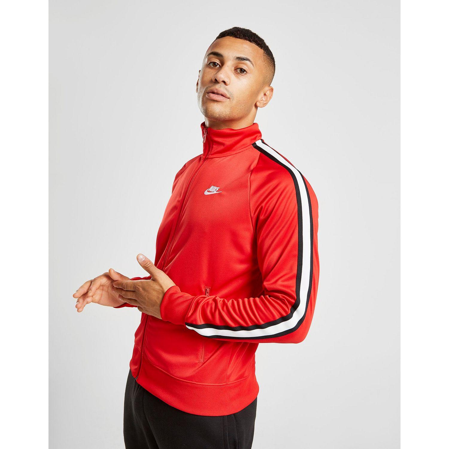 red nike track top