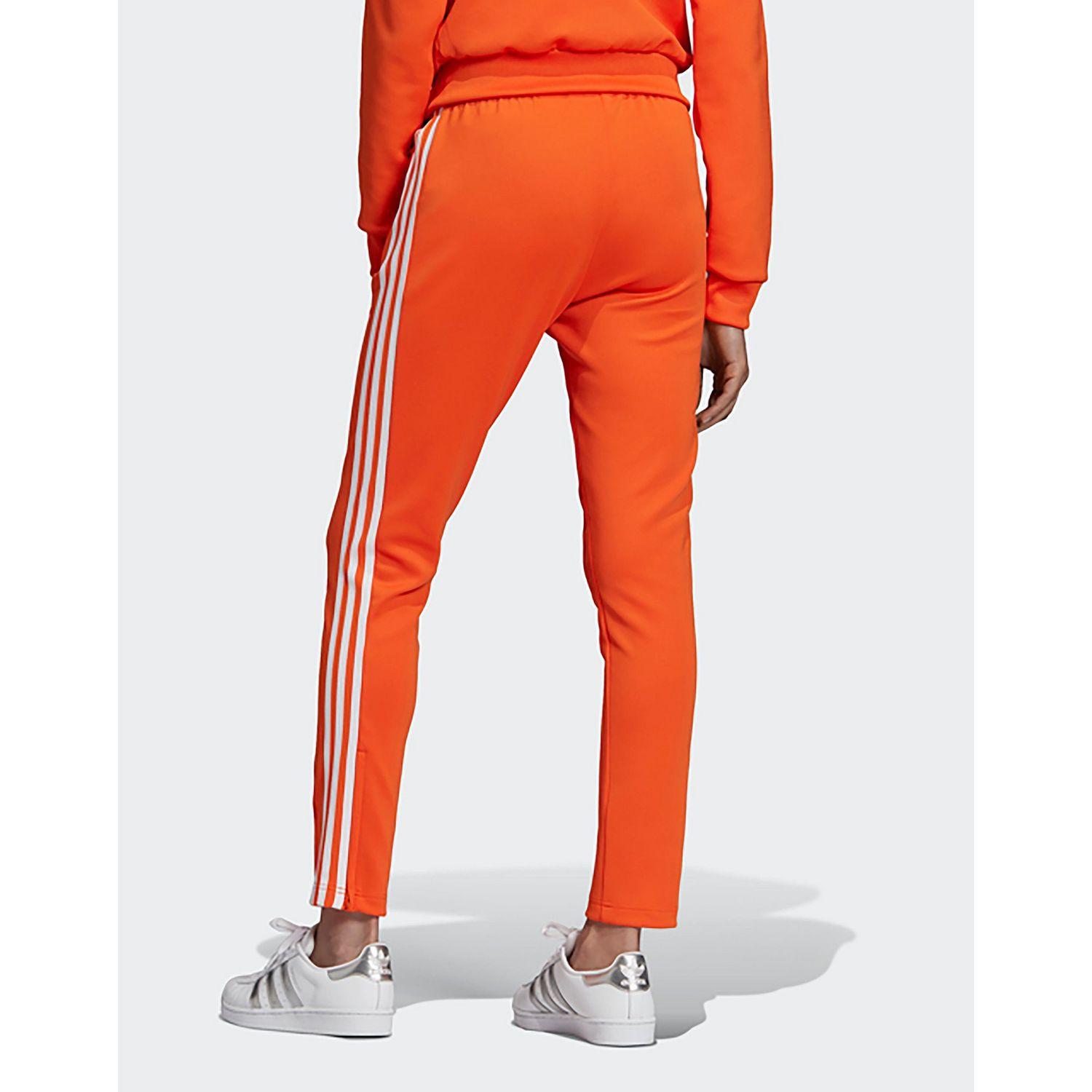 adidas Originals Synthetic Sst Tracksuit Bottom in Orange - Lyst