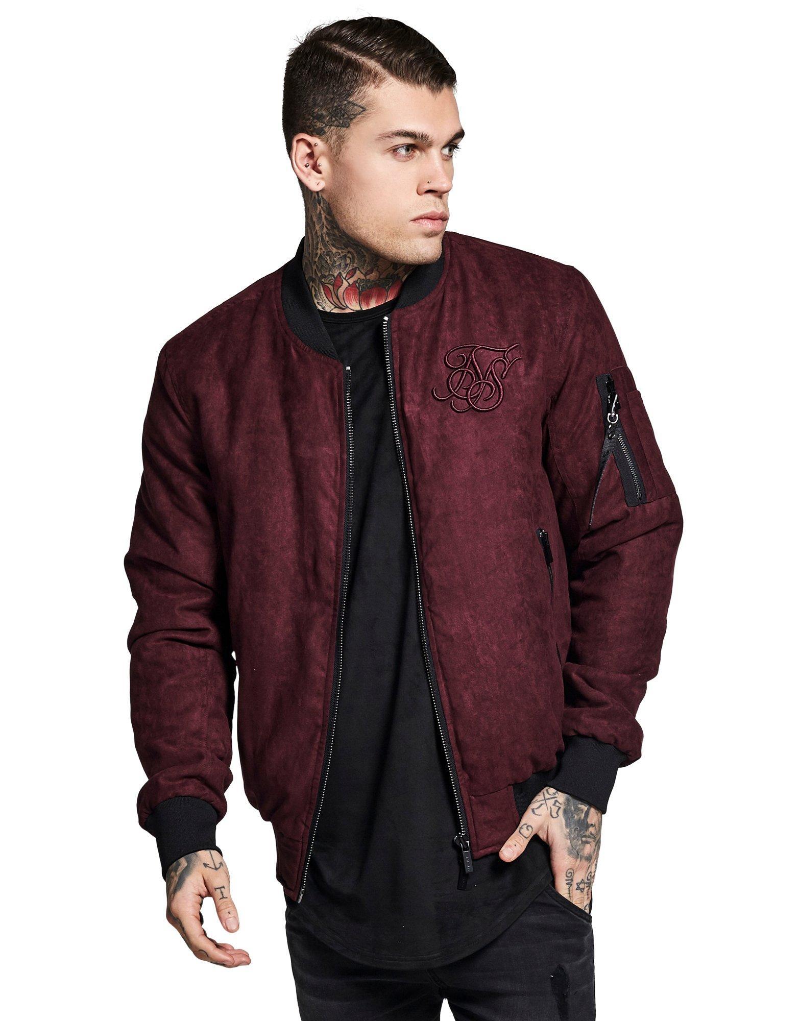 sik silk bomber jacket