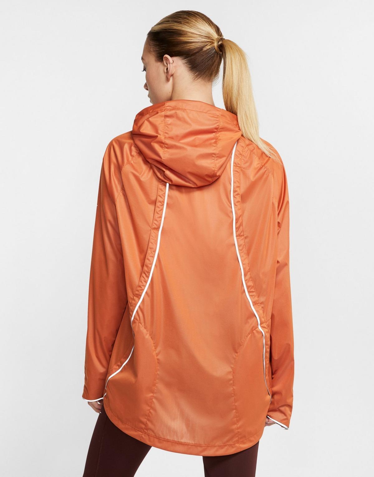 orange running jacket