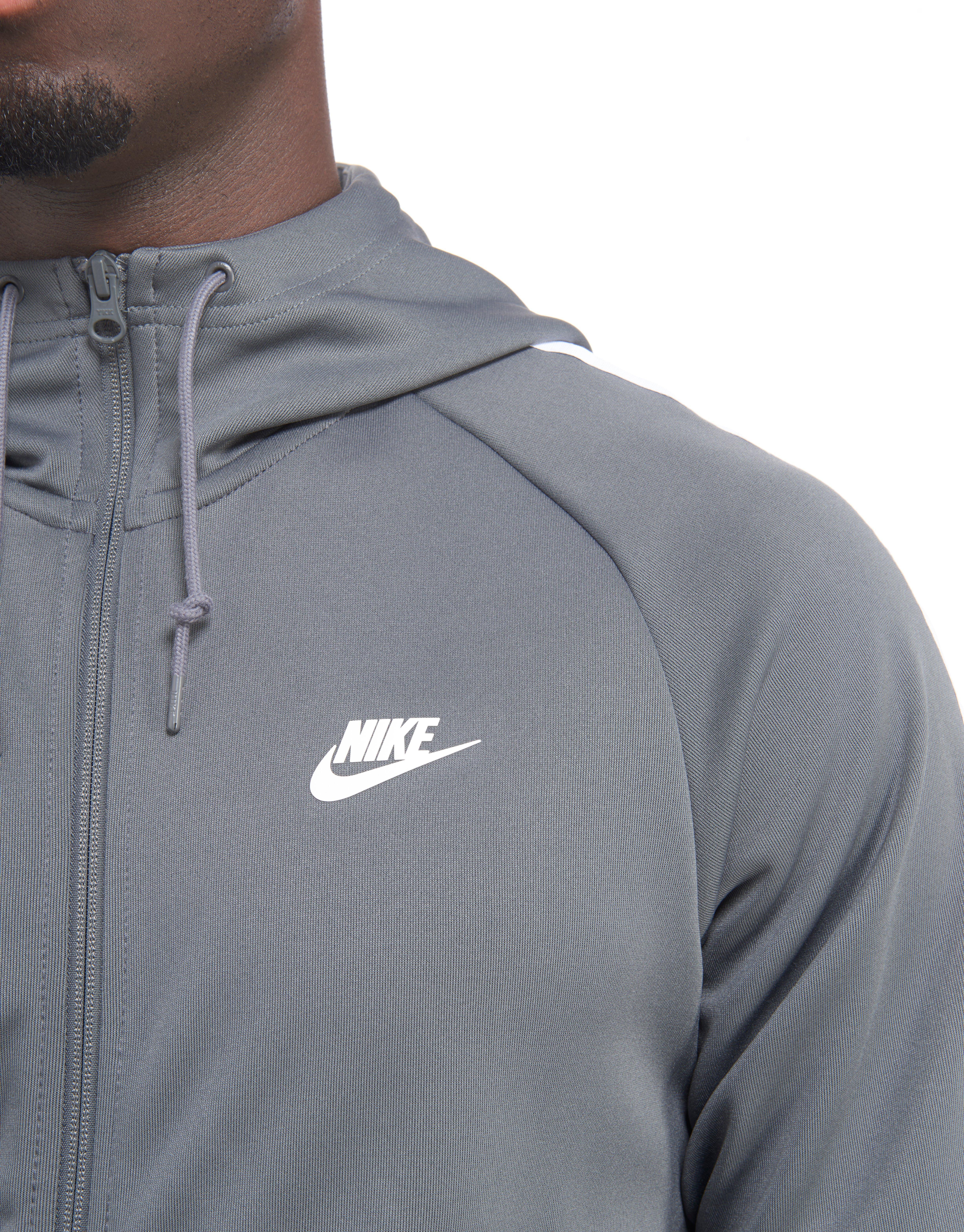 nike tribute full zip poly hoodie