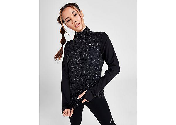 Nike Running Element Flash 1/4 Zip Top in Black | Lyst UK