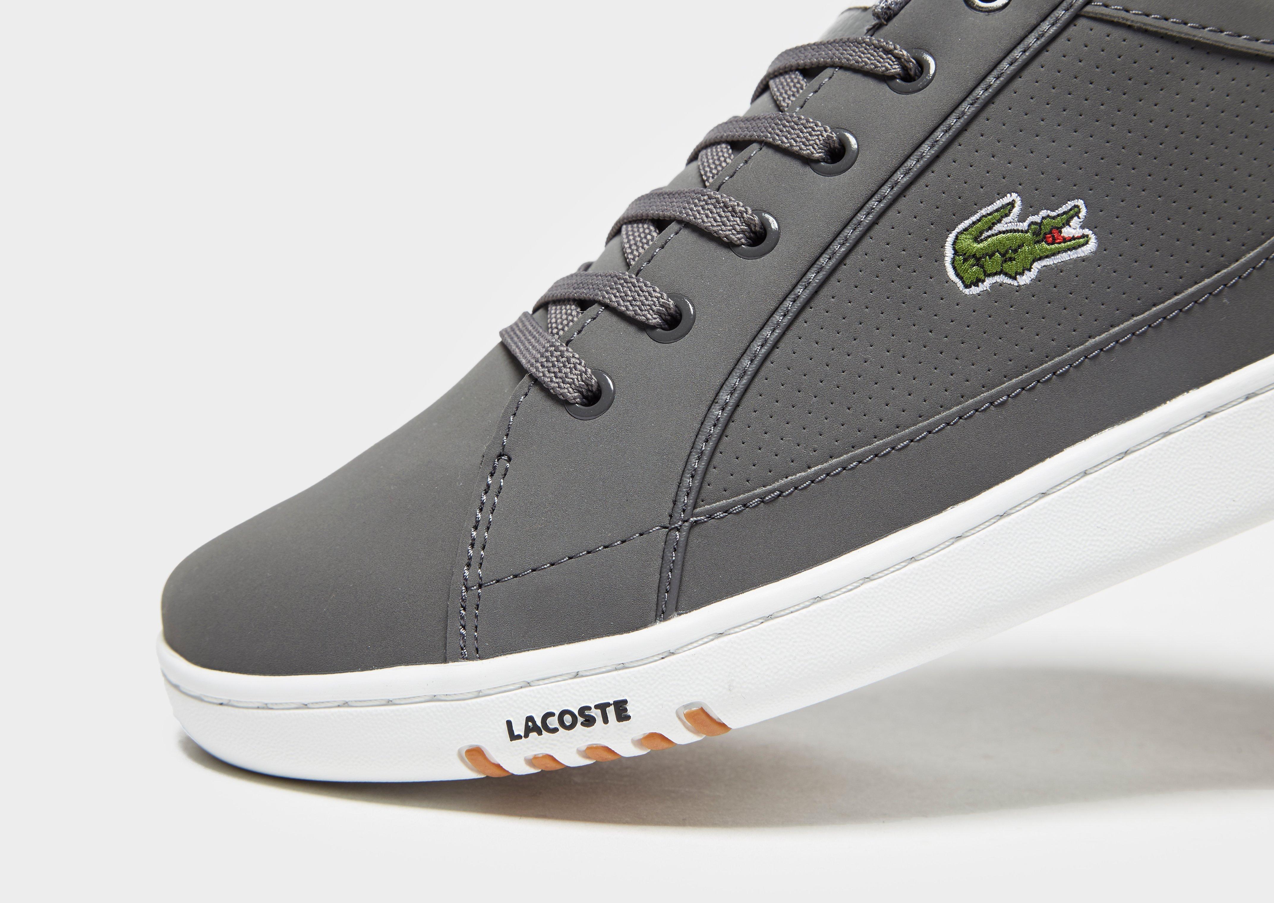 lacoste mens deviation 2 trainers dark khaki