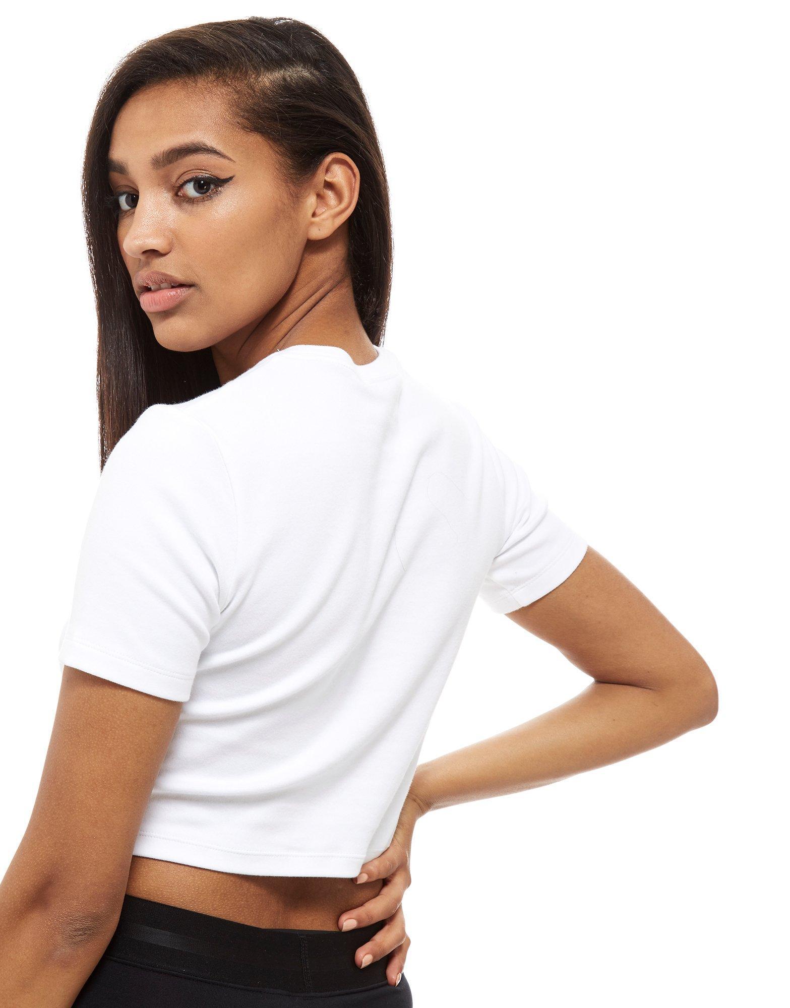 Nike Cotton Air Slim T-shirt in White 