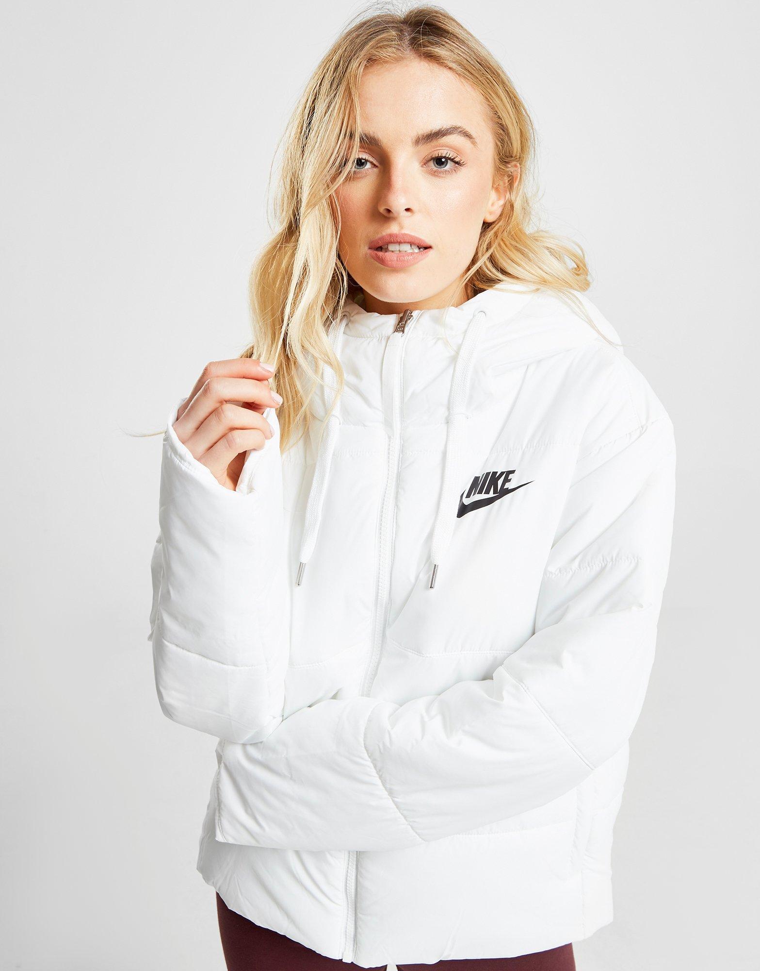 nike reversible padded jacket white