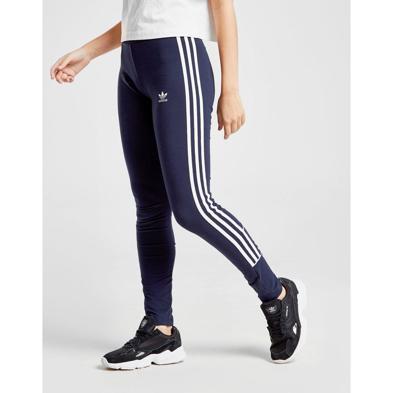 adidas 3 stripes piping leggings