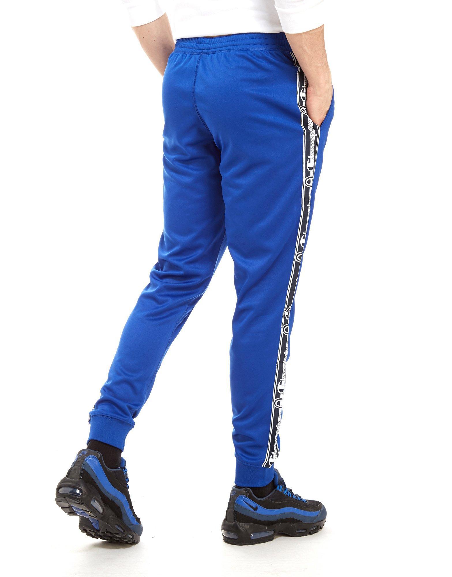 Champion Synthetic Taped Pants in Blue for Men - Lyst