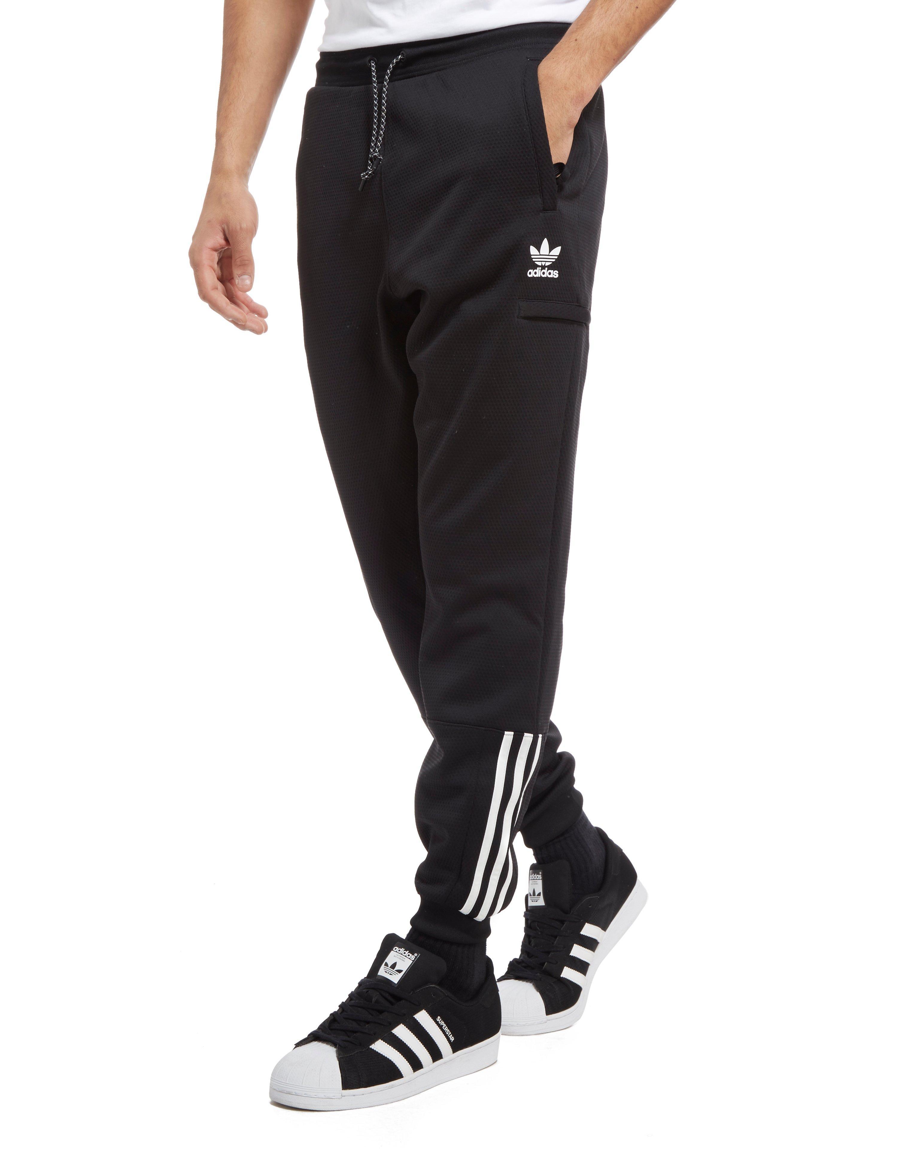 adidas Originals Synthetic Nova Polyester Pants in Black for Men - Lyst
