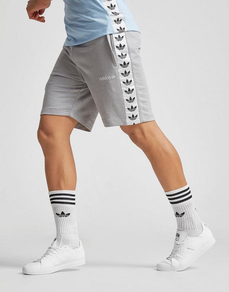 adidas originals tape shorts grey