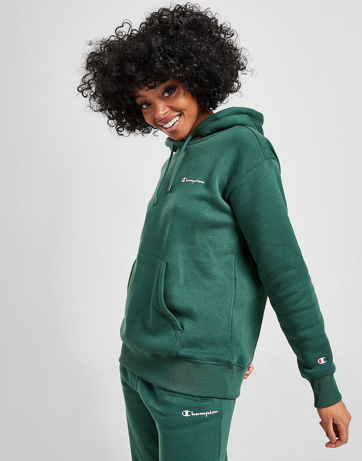 Champion Small Logo Overhead Hoodie In Green Lyst UK atelier yuwa.ciao.jp