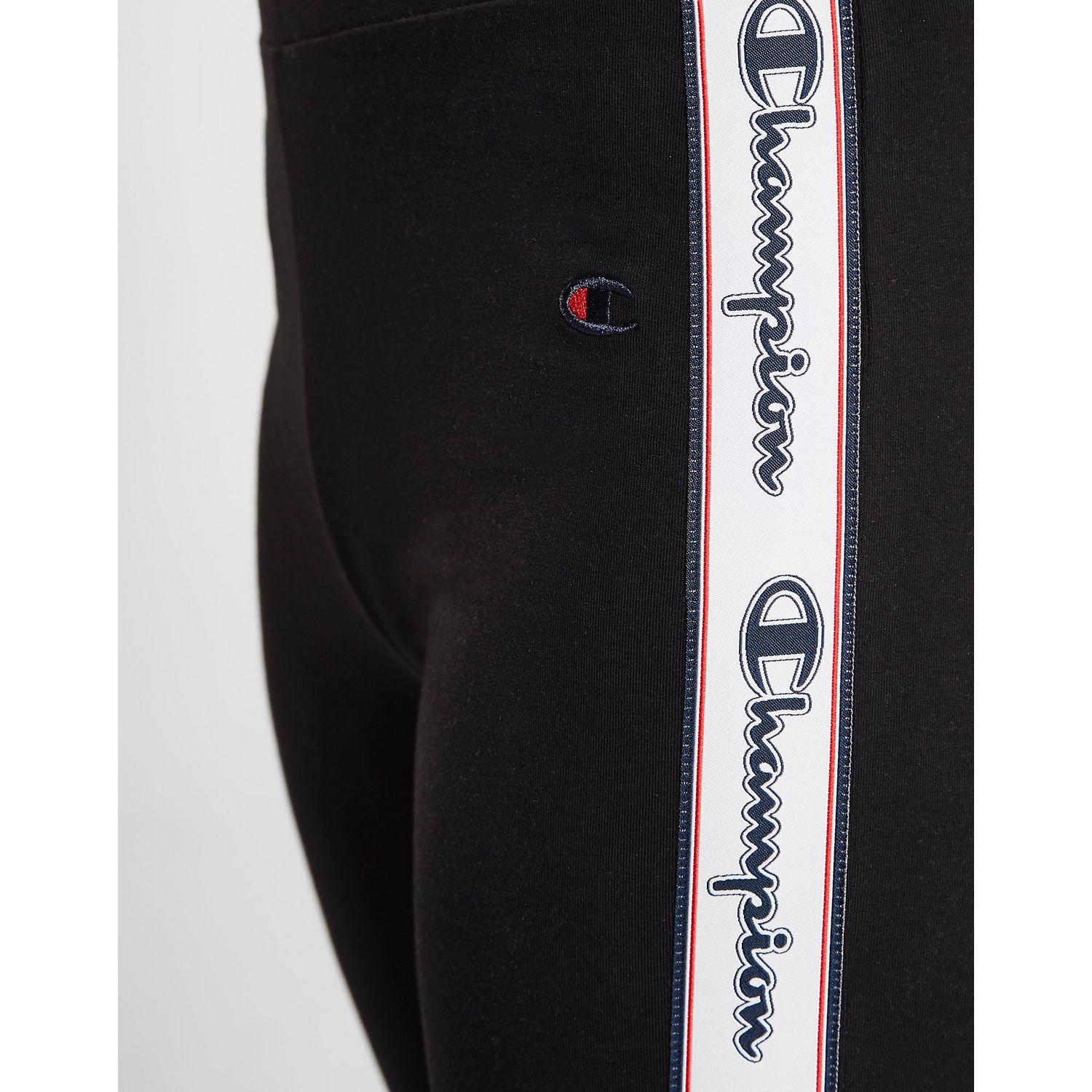 champion logo stripe tracksuit