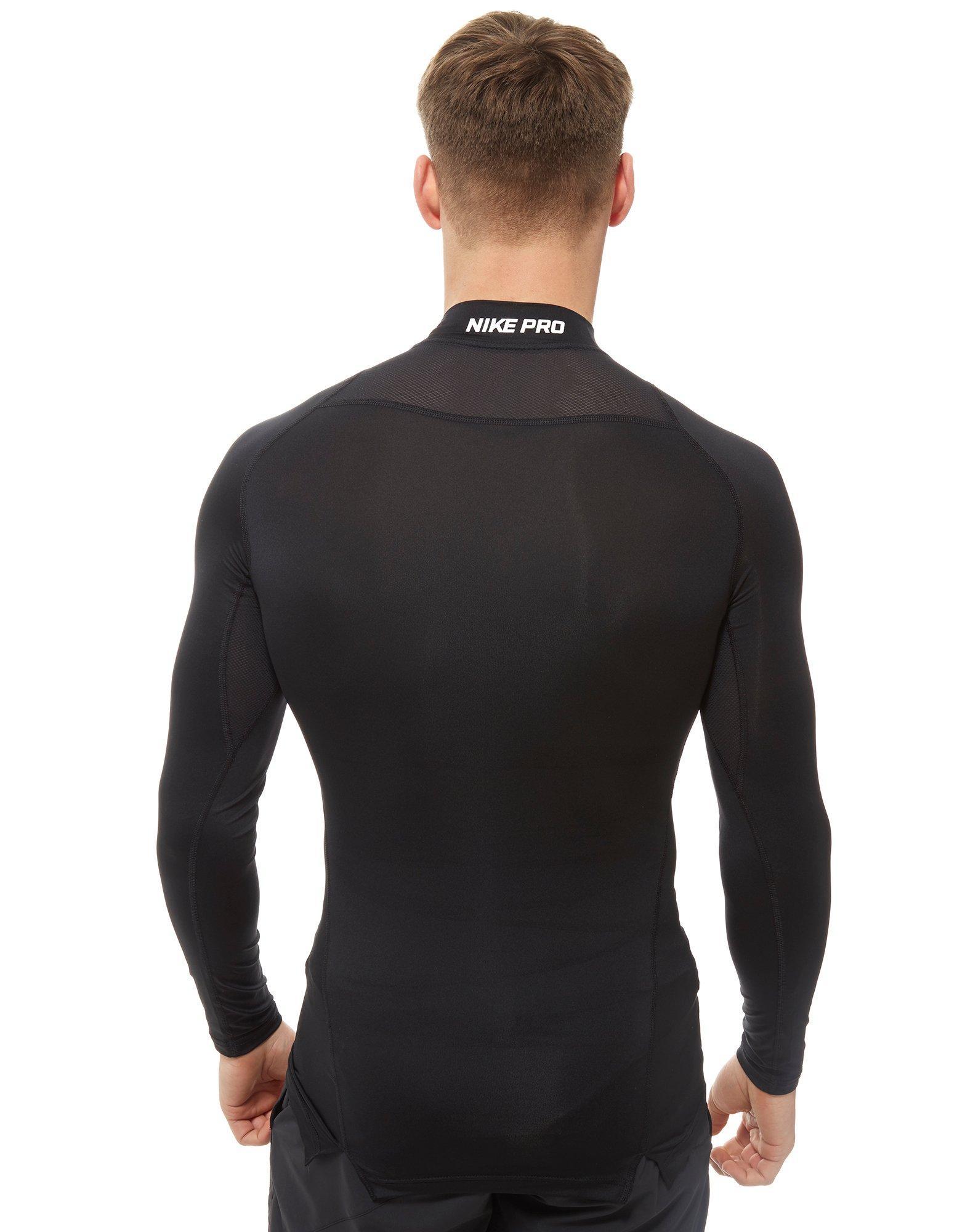 nike pro compression mock