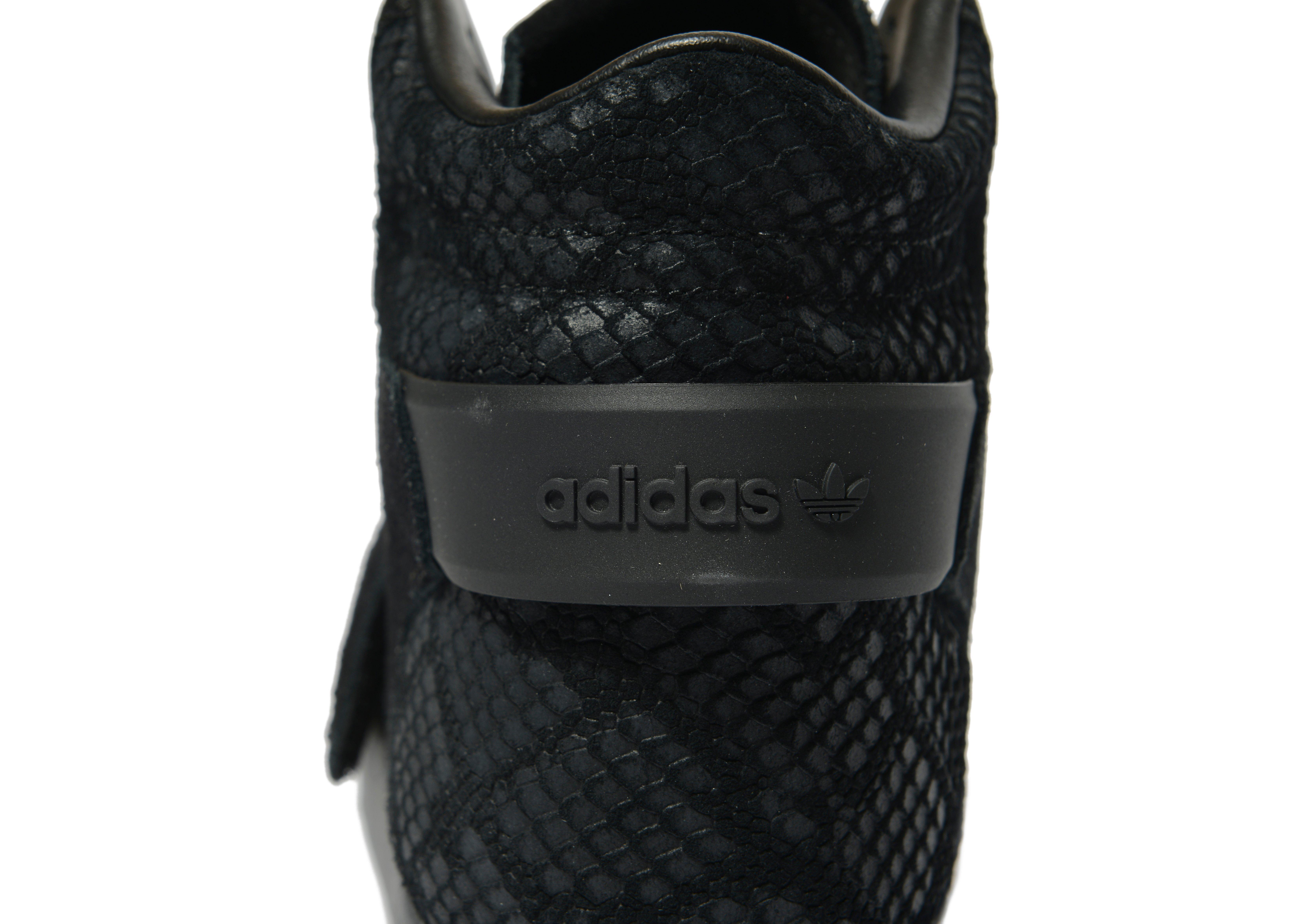 adidas Originals Suede Tubular Invader Strap in Black for Men - Lyst