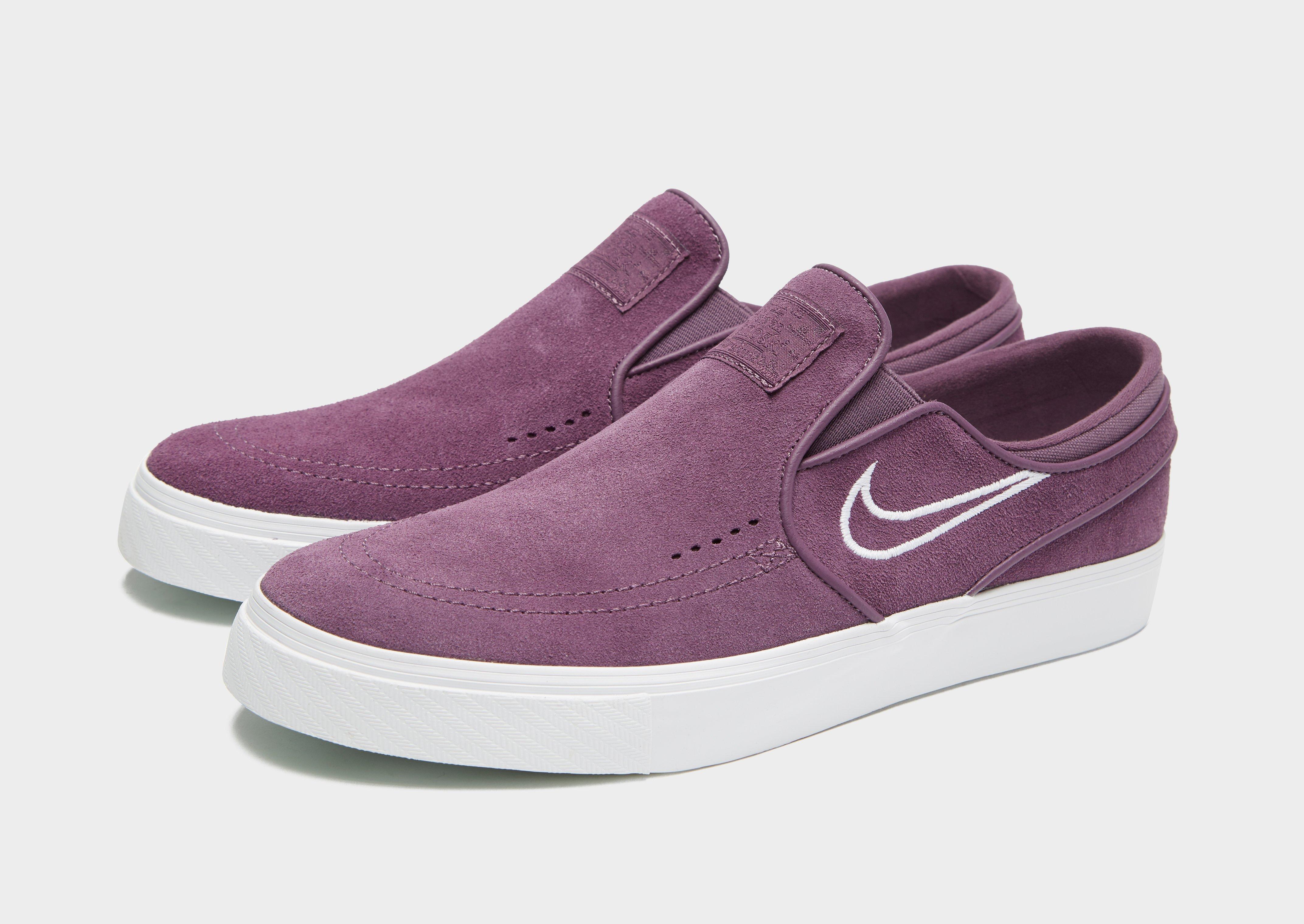 janoski slip on purple