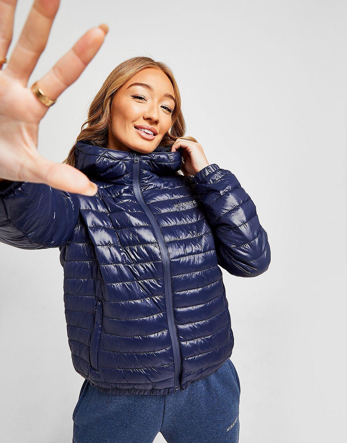 McKenzie Core Logo Padded Jacket in Blue | Lyst UK