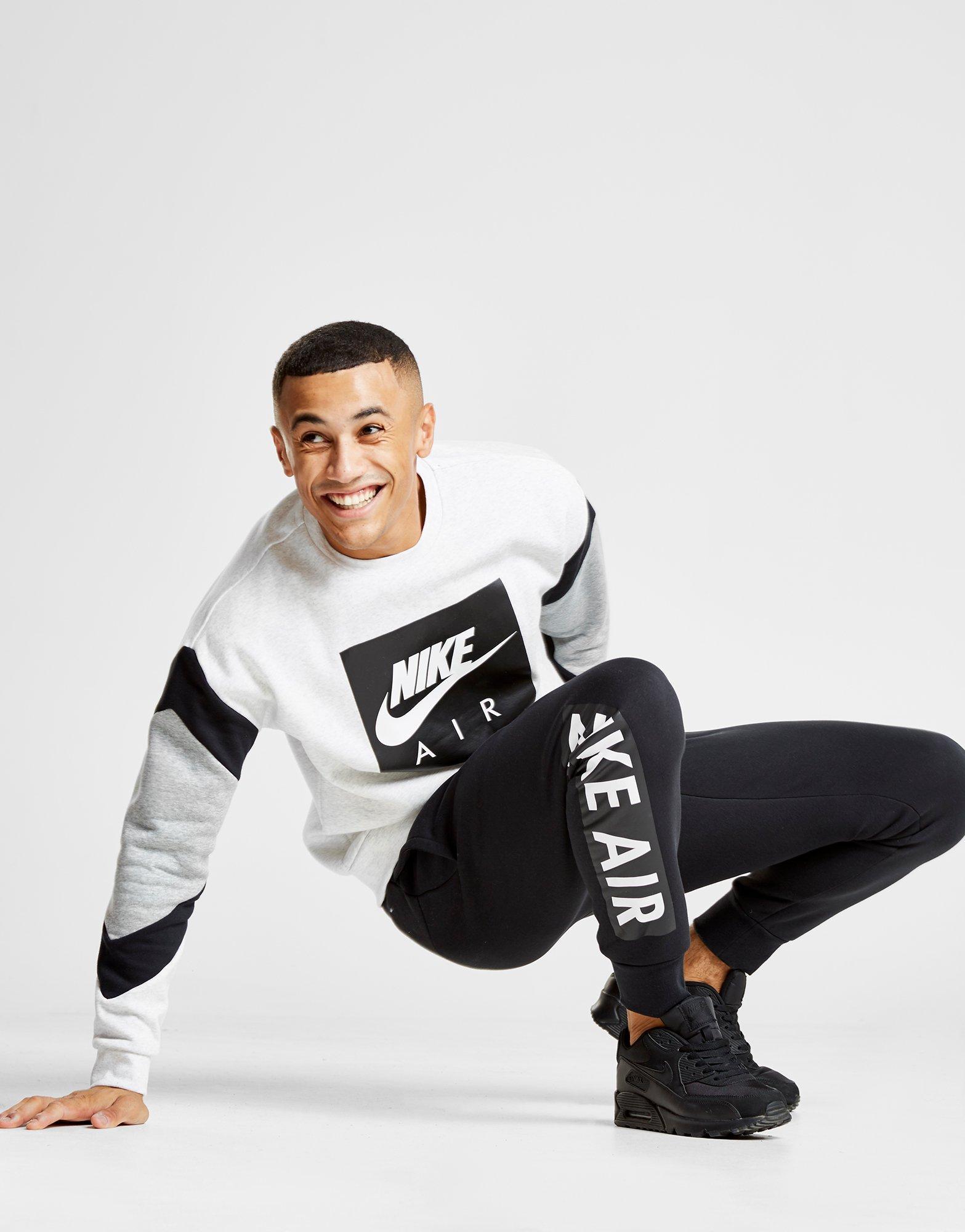 nike air sleeve colour block sweatshirt